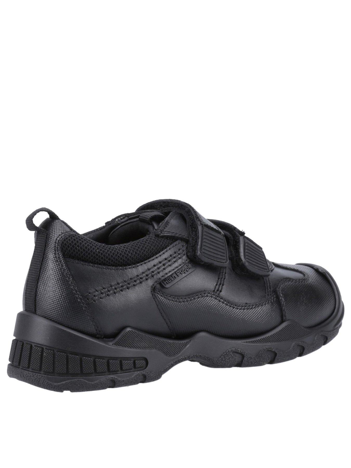 Image 3 of 5 of Hush Puppies Troy Snr School Shoe - Black