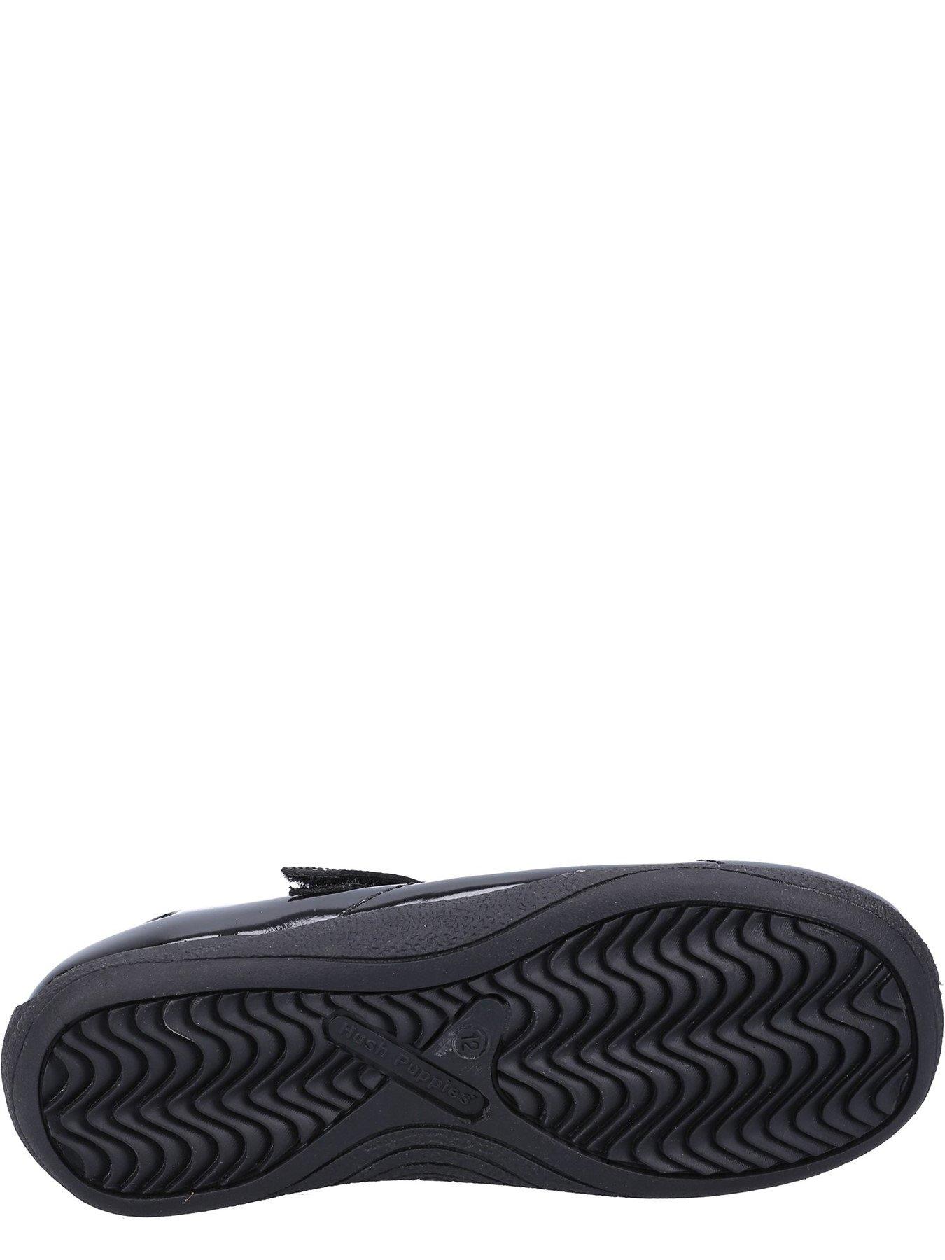 Image 4 of 4 of Hush Puppies Aria Patent Snr School Shoe - Black