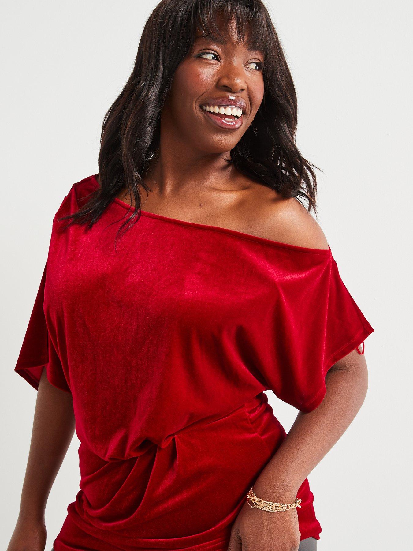 v-by-very-curve-off-the-shoulder-stretch-velvet-top-redoutfit