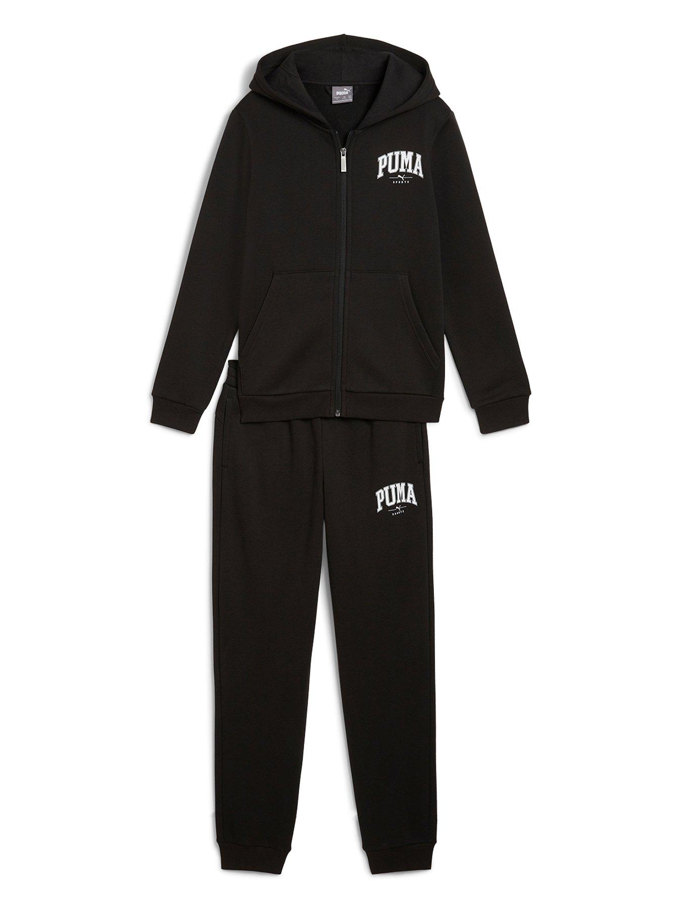 puma-older-boys-sqd-full-zip-fleece-sweat-suit-blackfront