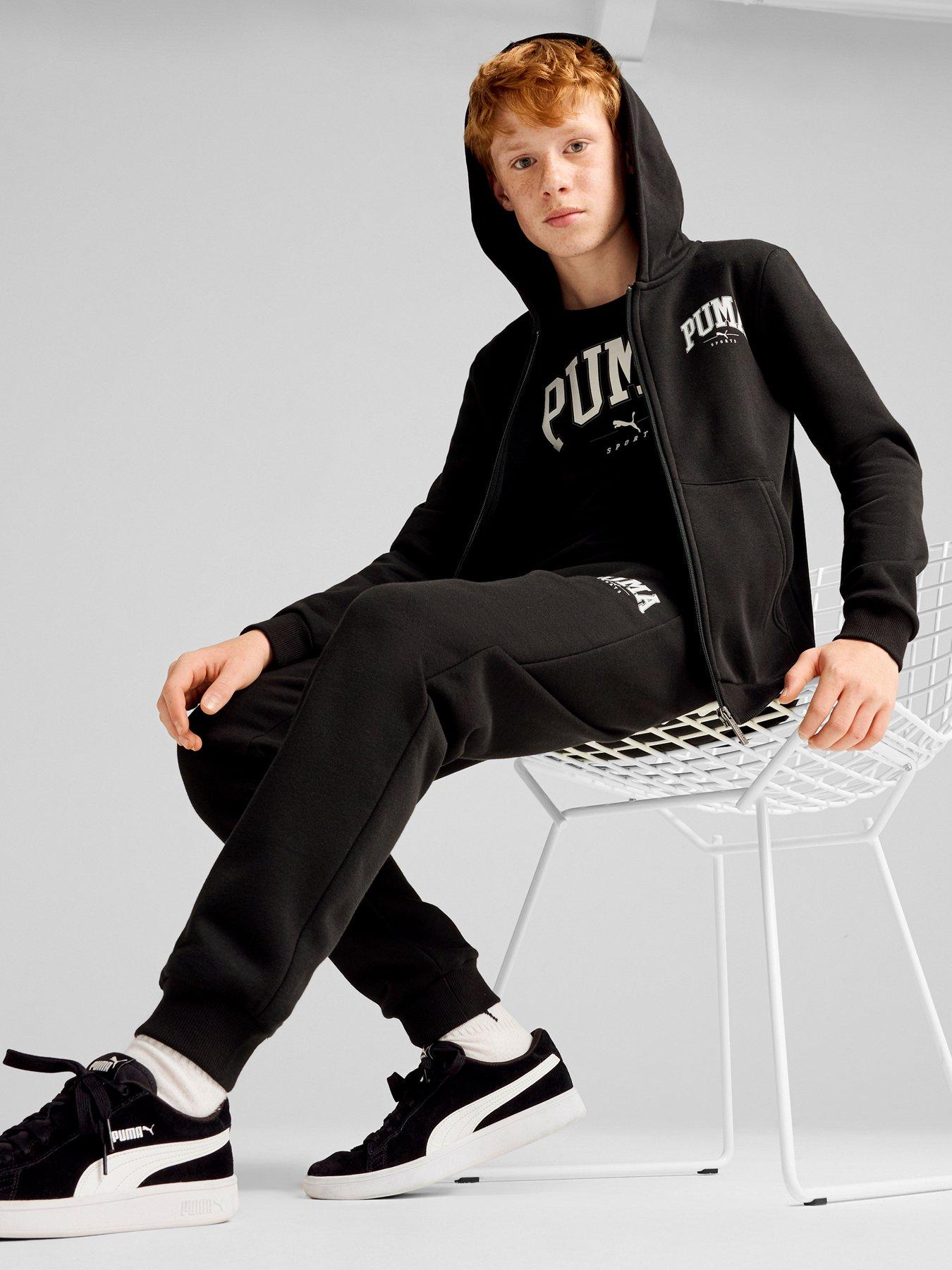 puma-older-boys-sqd-full-zip-fleece-sweat-suit-blackstillFront