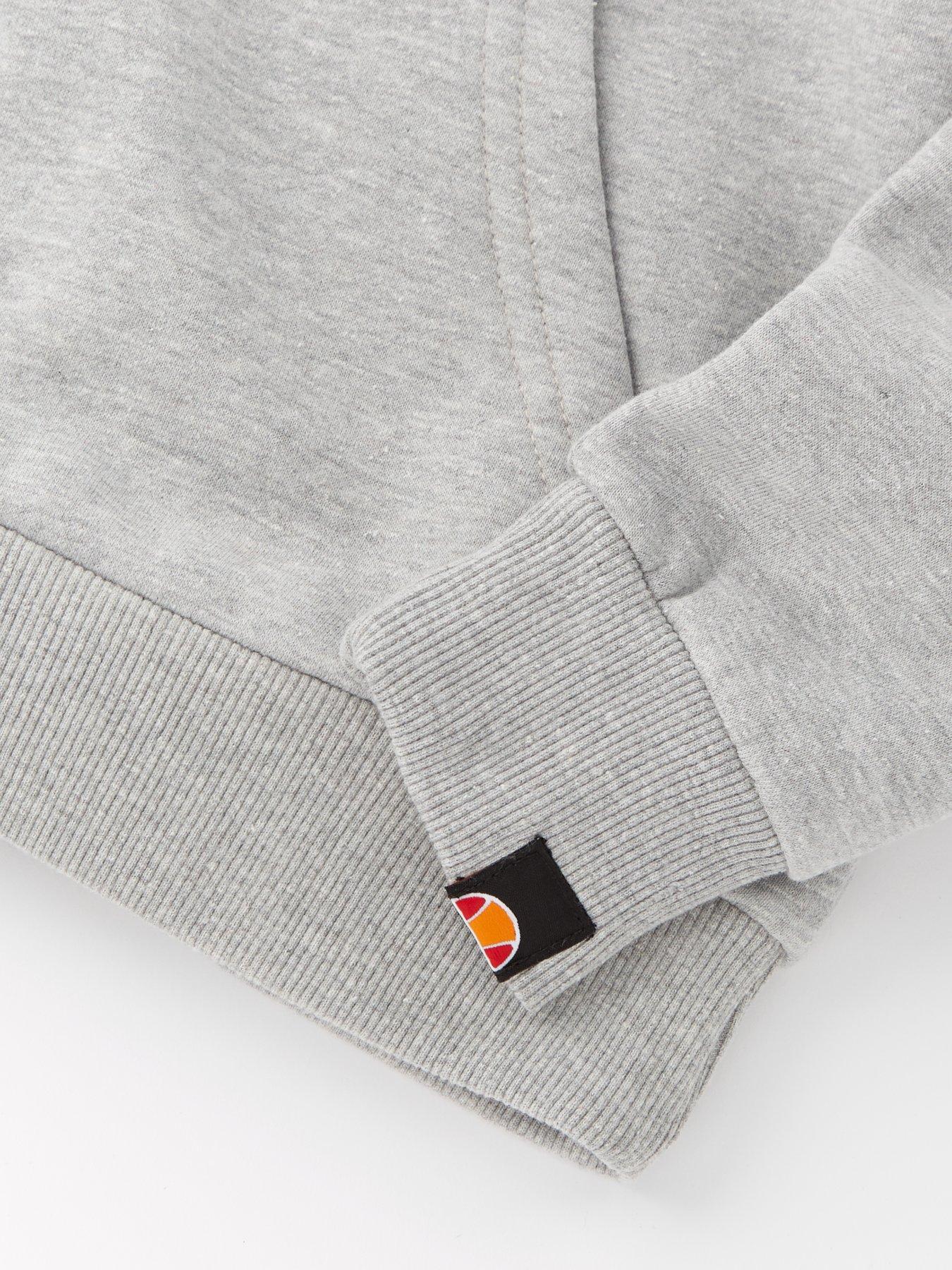 ellesse-junior-girls-otternere-overhead-hoodie-grey-marldetail