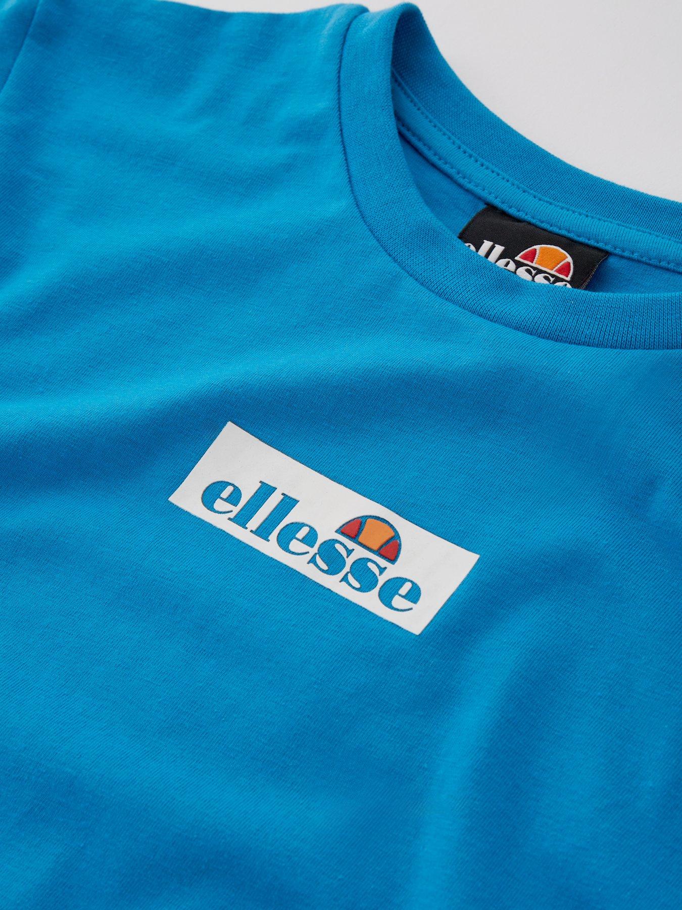 ellesse-junior-girls-battle-tee-blueoutfit