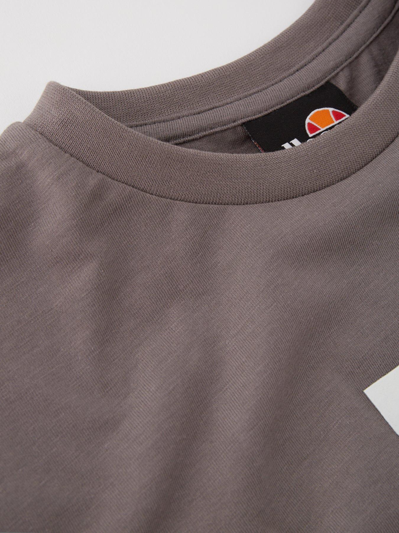 ellesse-junior-girls-battle-tee-dark-greydetail