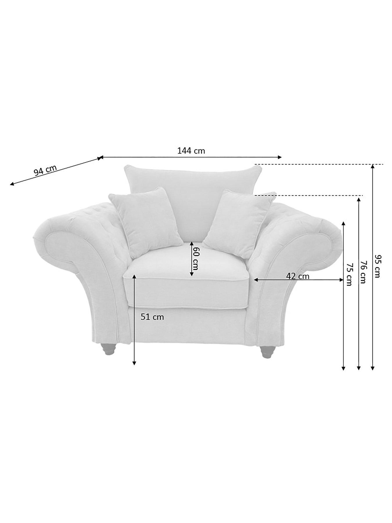 Image 6 of 7 of The Very Collection Windsor Fabric Armchair&nbsp;- FSC&reg; Certified