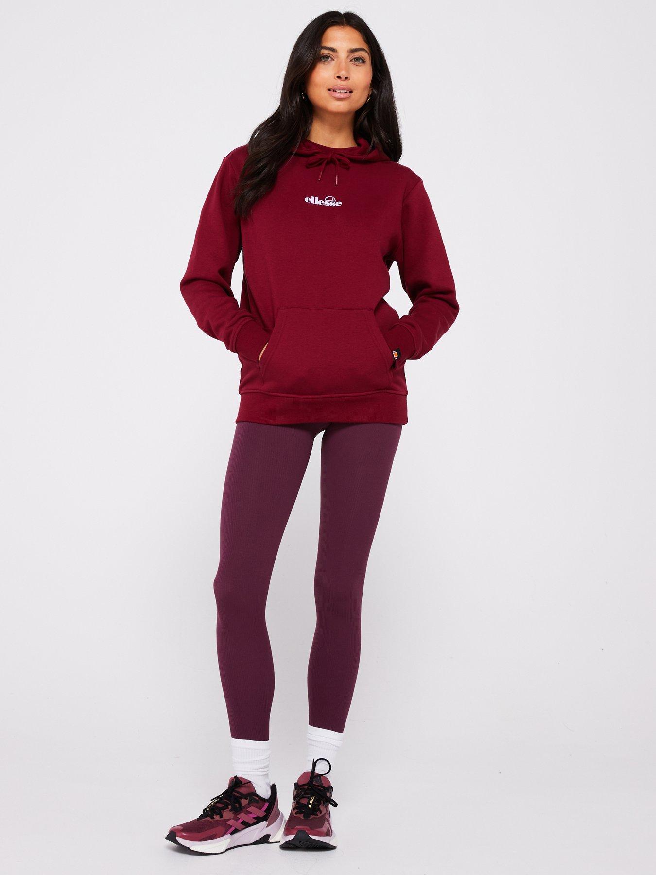 Ellesse Women s Jazana Overhead Hoody Burgundy Very Ireland