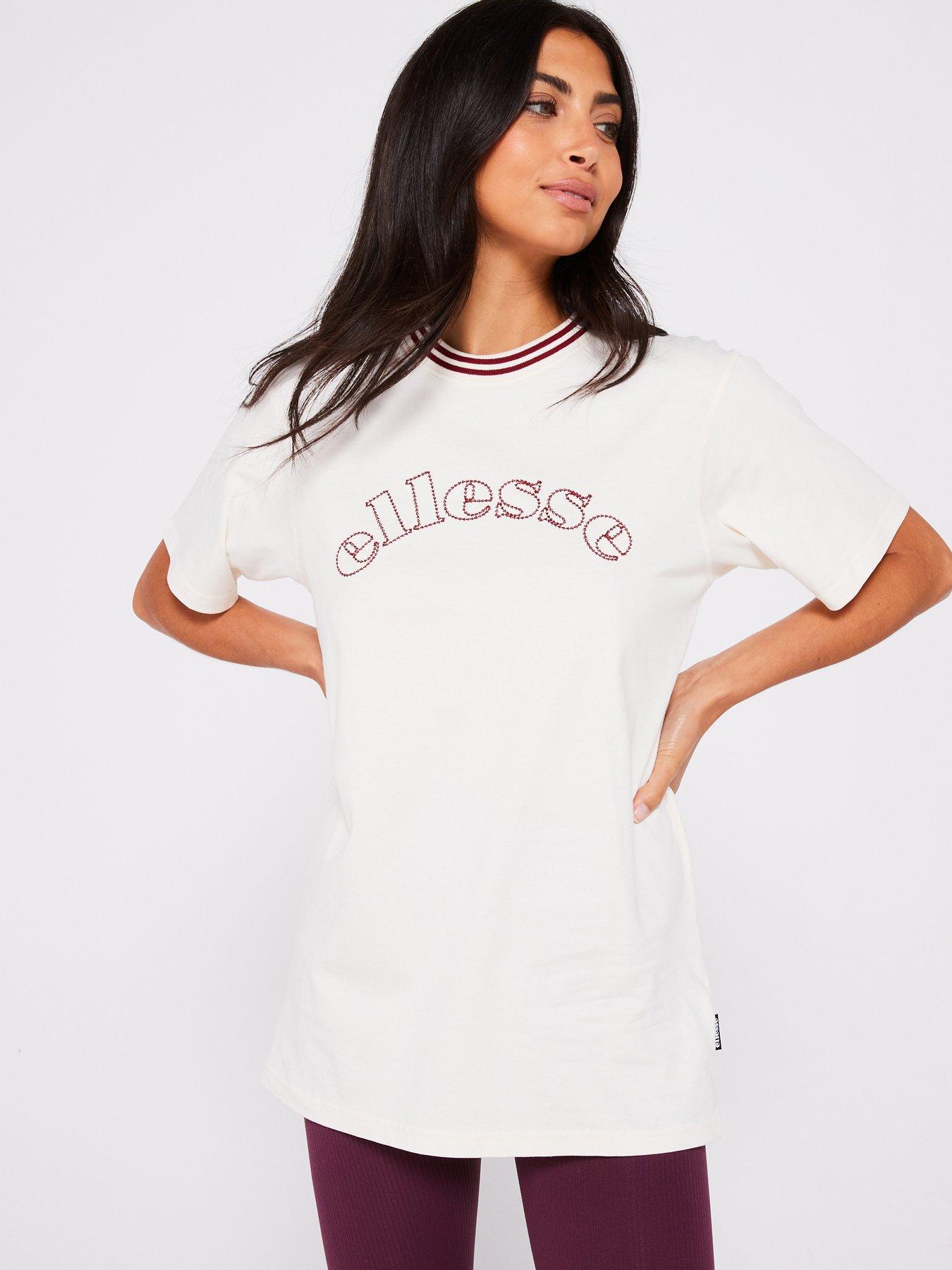 ellesse-womens-sparks-tee-off-white