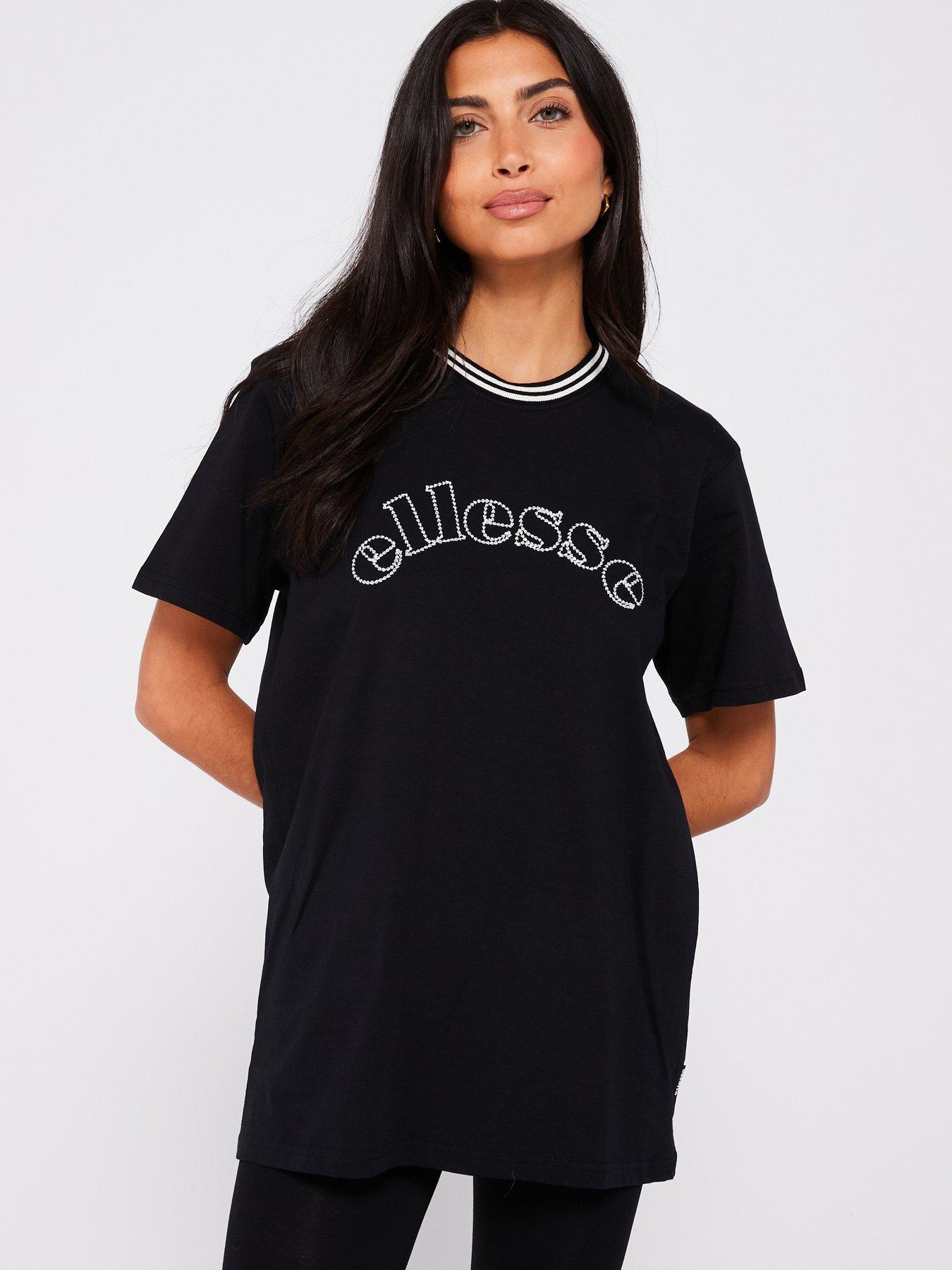 ellesse-womens-sparks-tee-blackfront