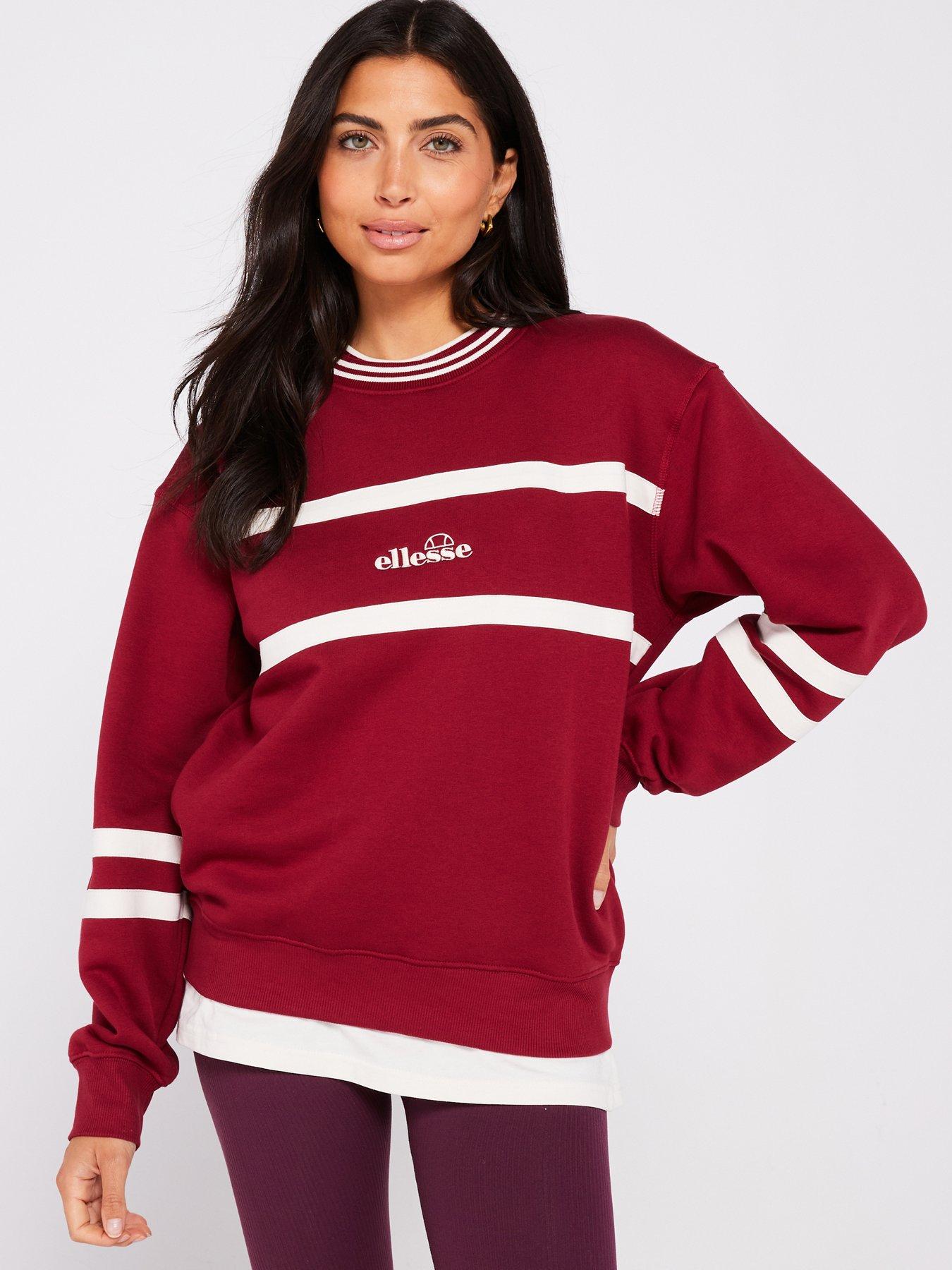 ellesse-womens-marchi-sweatshirt-burgundyoff-whitefront