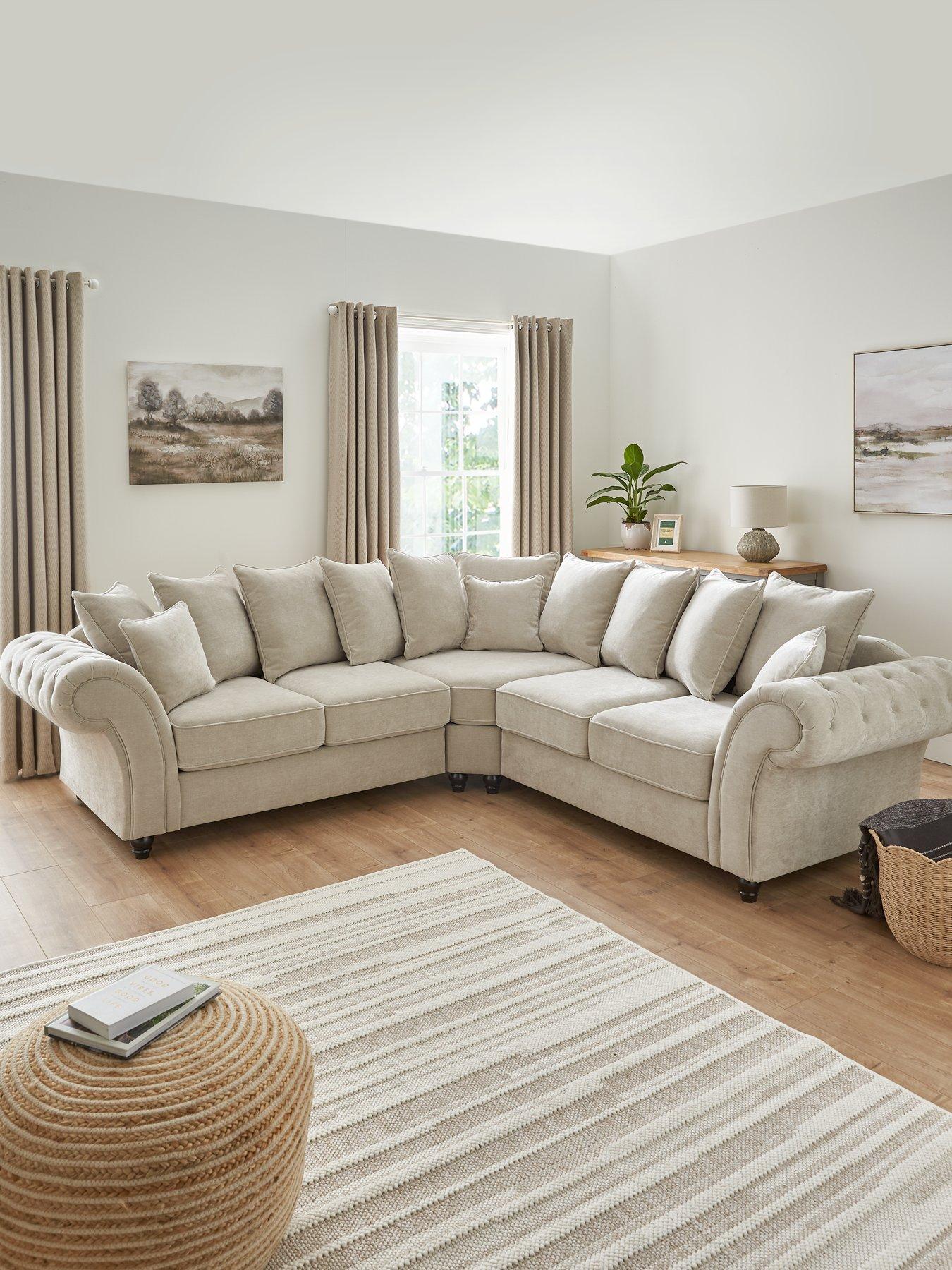 Image 1 of 7 of The Very Collection Windsor&nbsp;Fabric Scatter Back Corner Group Sofa&nbsp;- FSC&reg; Certified