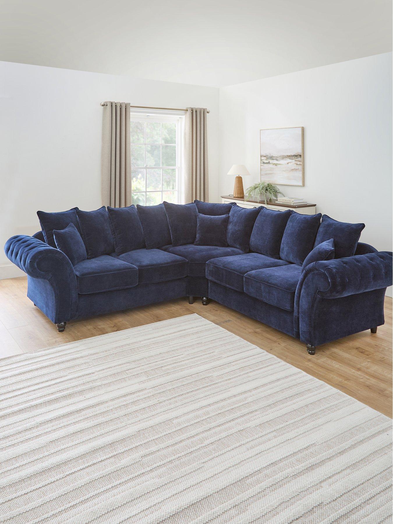 Very Home Windsor Fabric Scatter Back Corner Group Sofa - FSC® Certified