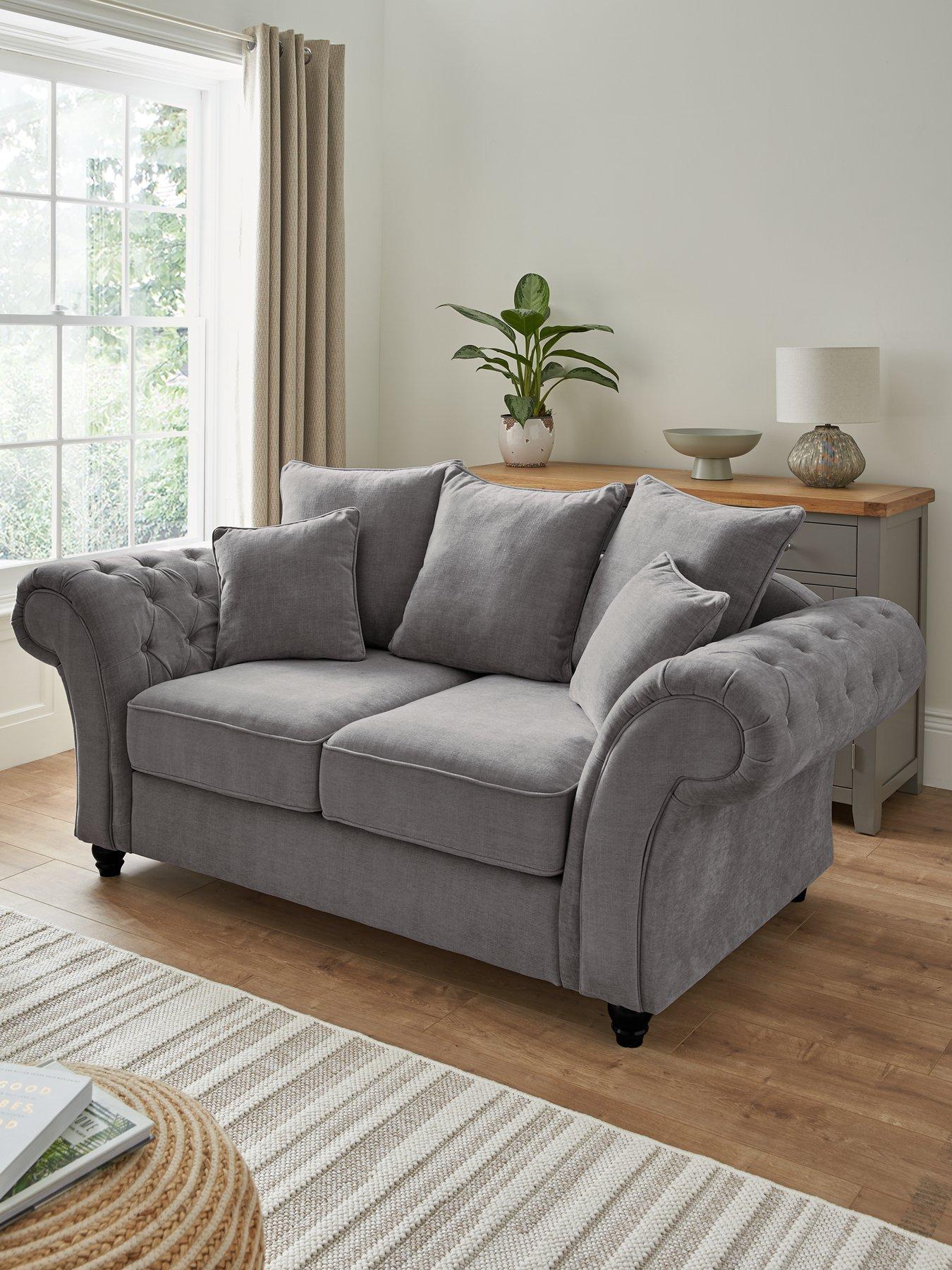 The Very Collection Windsor 2 Seater Fabric Scatter Back Sofa - FSC® Certified