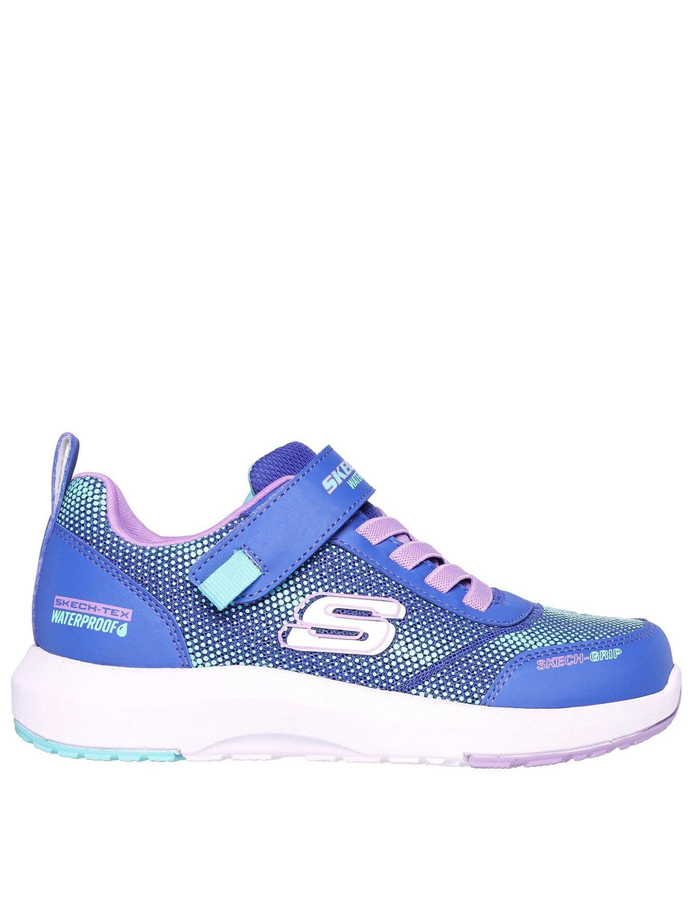 skechers-girls-dynamic-treat-waterproof-trainer