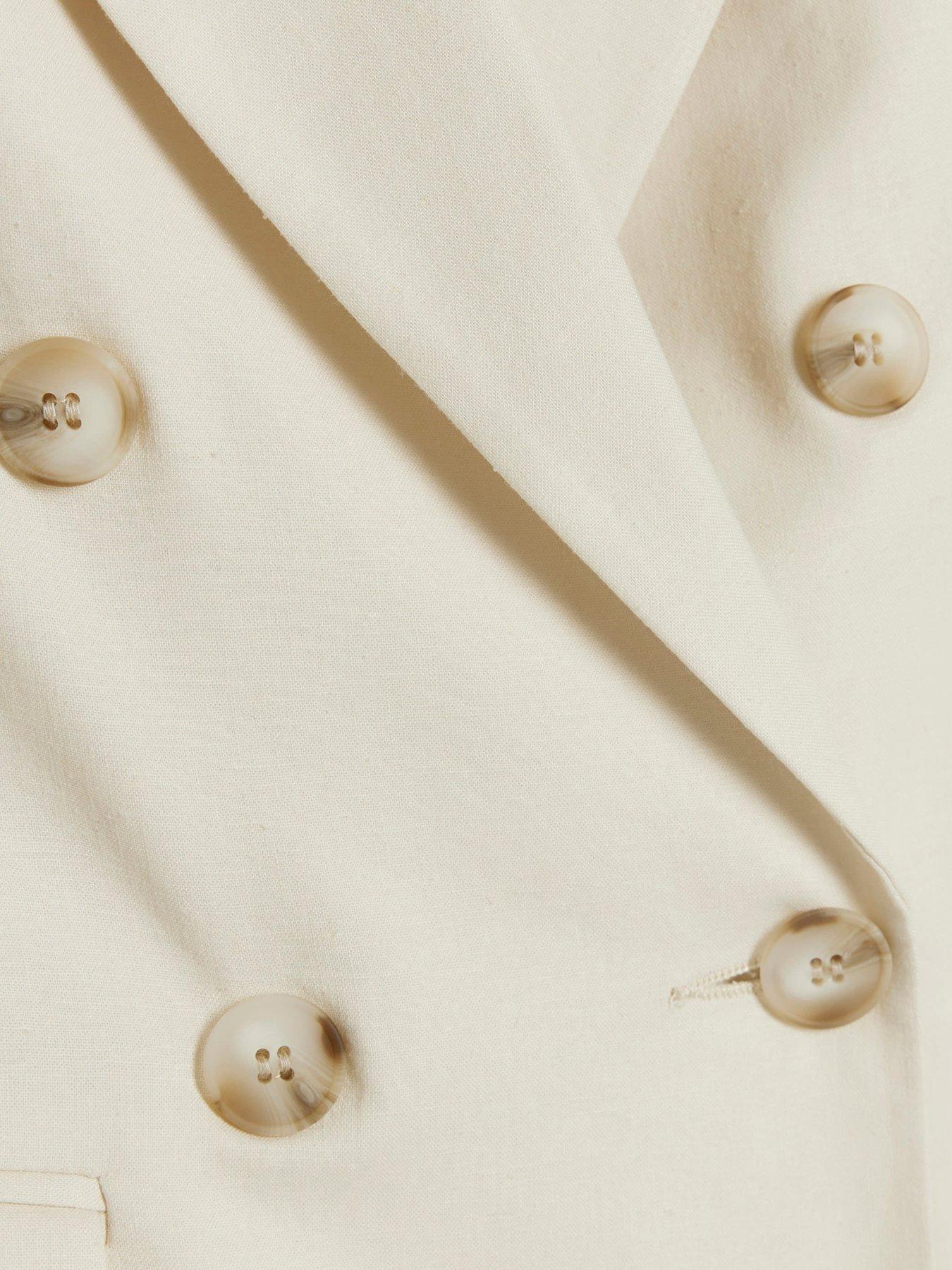 river-island-linen-blazer-creamdetail