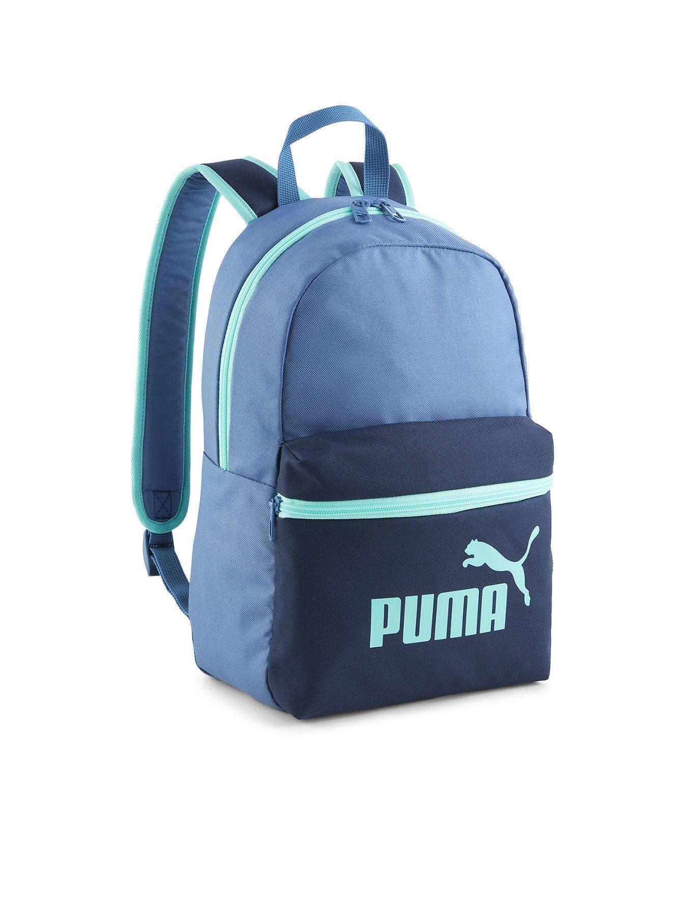 puma-kidsnbspphase-small-backpack-bluefront