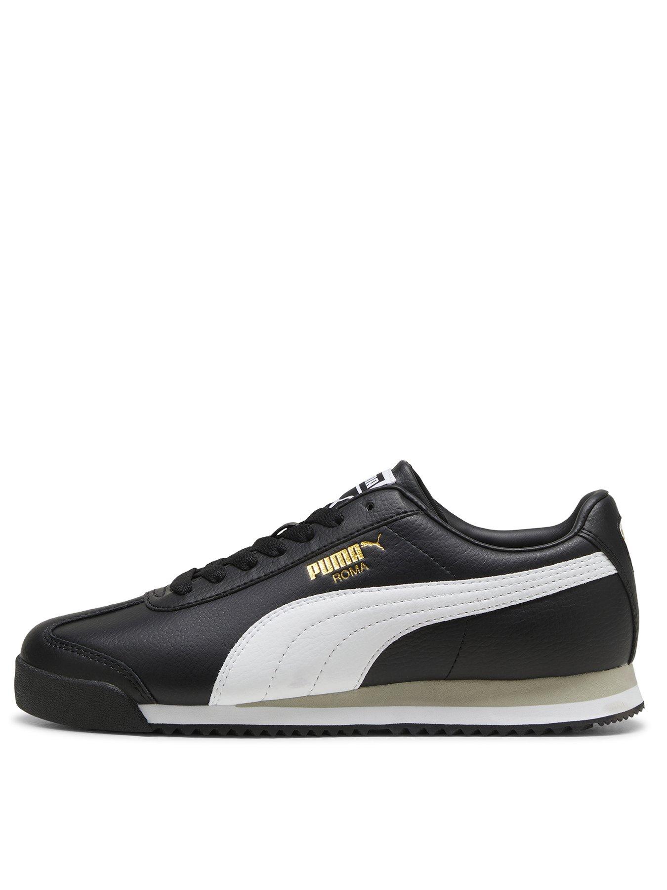 Puma Men s Roma 24 Standard Trainers Black White Very Ireland