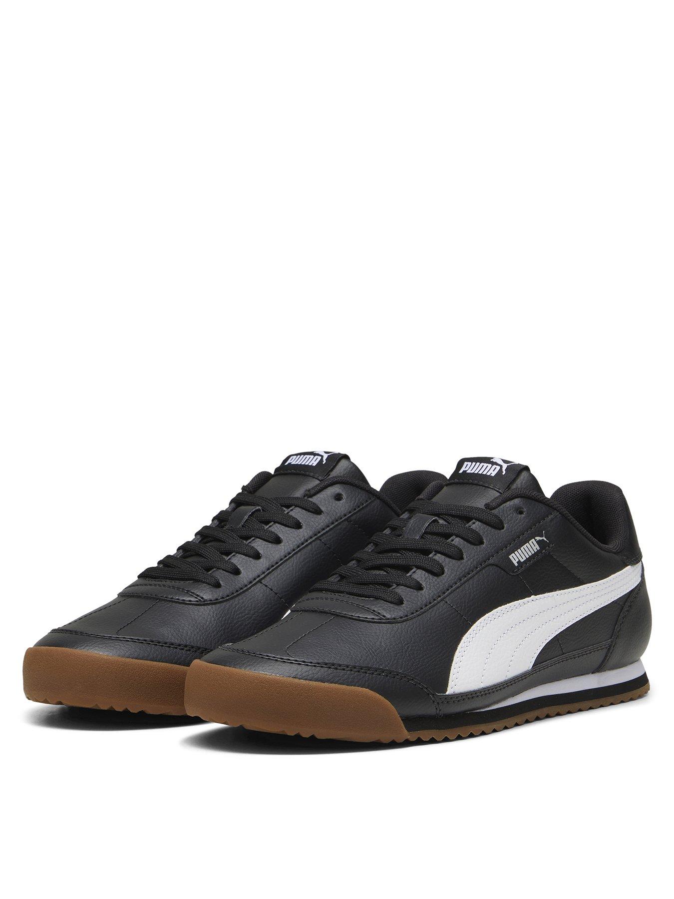 puma-mens-turino-ii-trainers-blackwhitestillFront