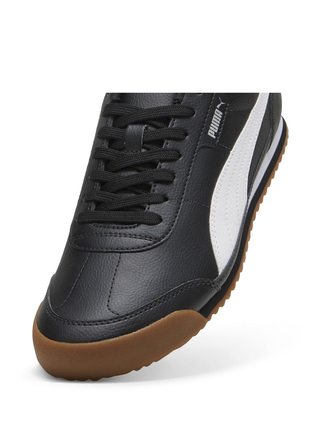 puma-mens-turino-ii-trainers-blackwhitedetail