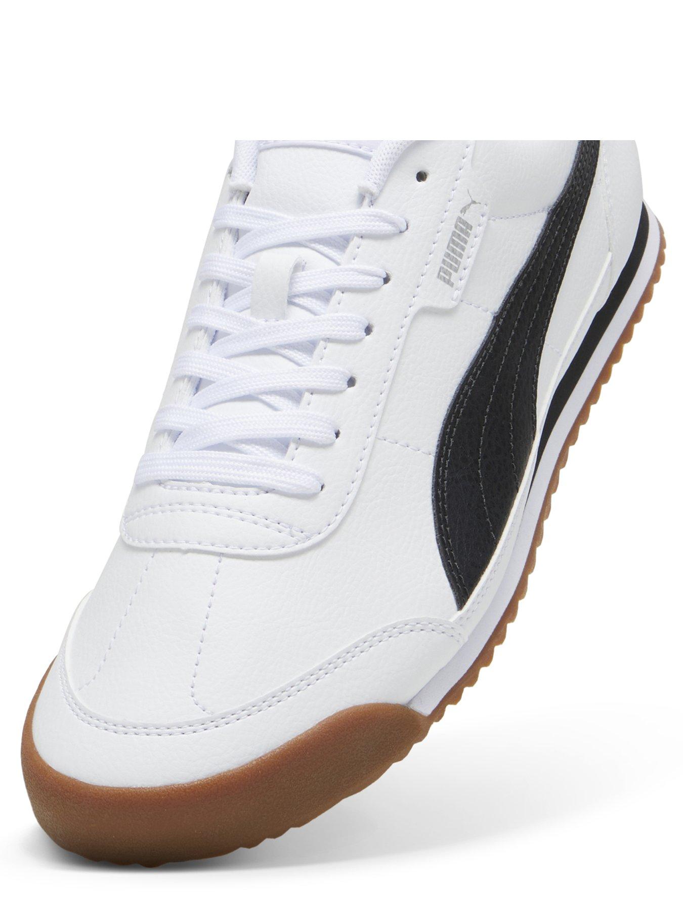 puma-mens-turino-ii-trainers-whiteblackdetail