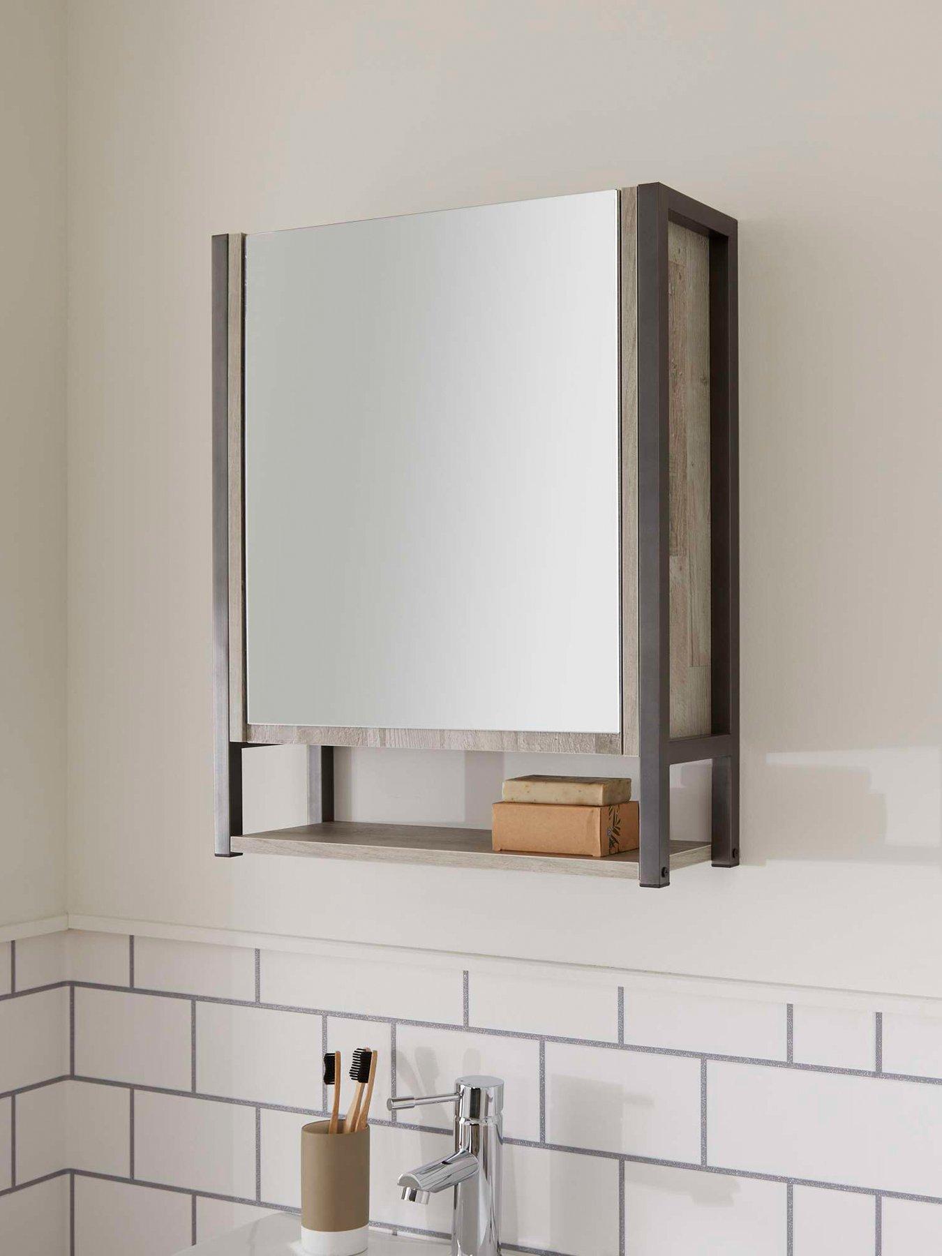 lloyd-pascal-linley-single-mirrored-bathroom-wallnbspcabinet