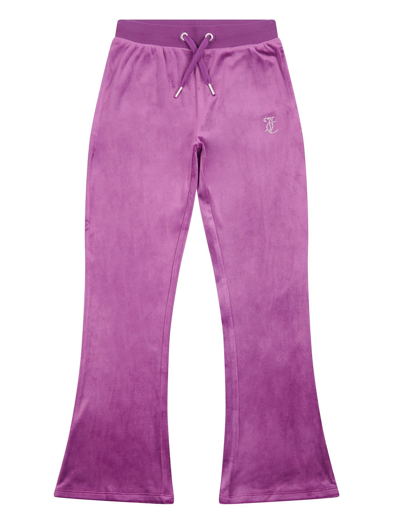 juicy-couture-girls-diamante-velour-bootcut-jogger-purple