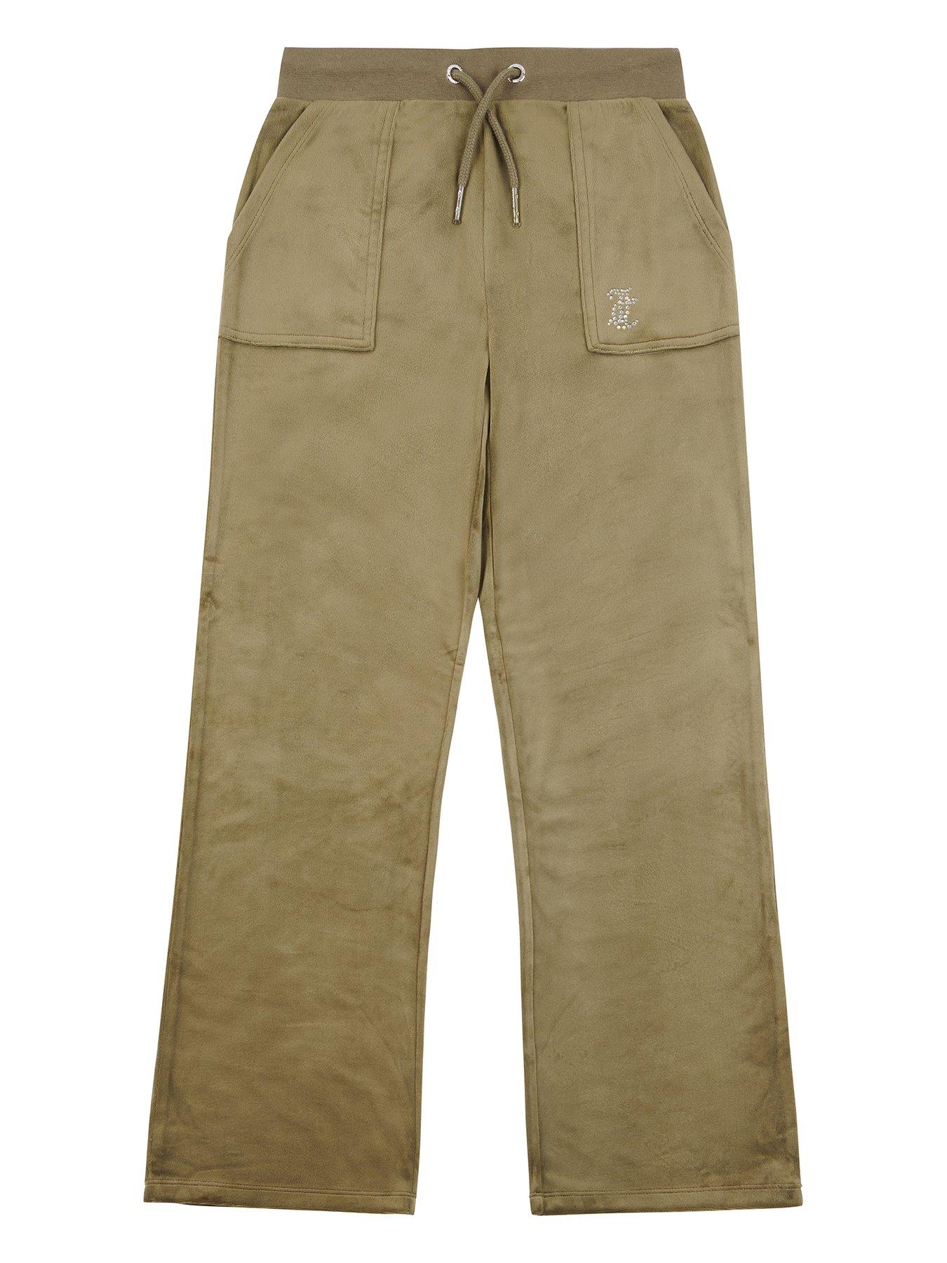 juicy-couture-girls-mini-diamante-velour-wide-leg-jogger-khaki