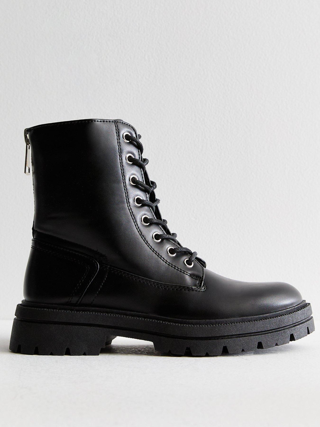 new-look-black-leather-look-lace-up-ankle-boots