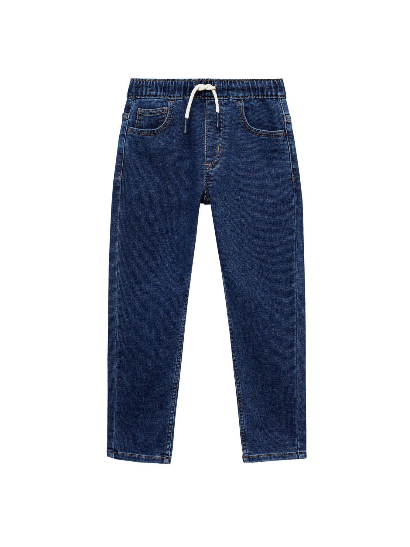 mango-boys-elasticated-waist-jeans-dark-bluestillFront