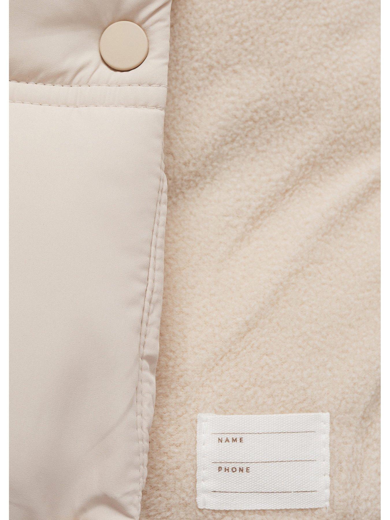 mango-girls-longline-hooded-gilet-creamdetail