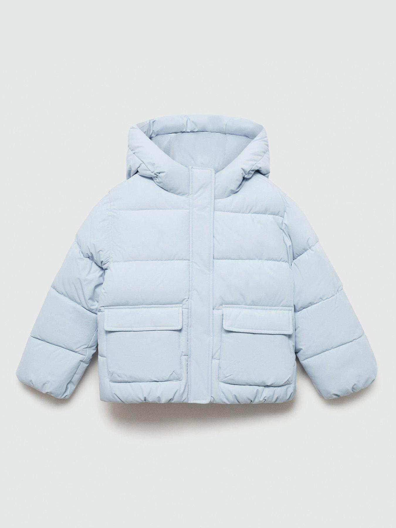 mango-girls-padded-coat-light-blue