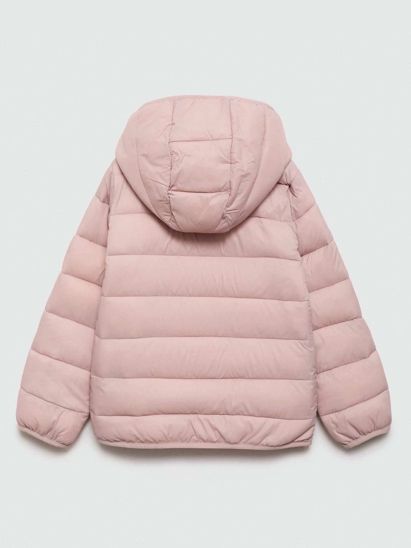 Image 2 of 4 of Mango Girls Padded Jacket - Light Pink