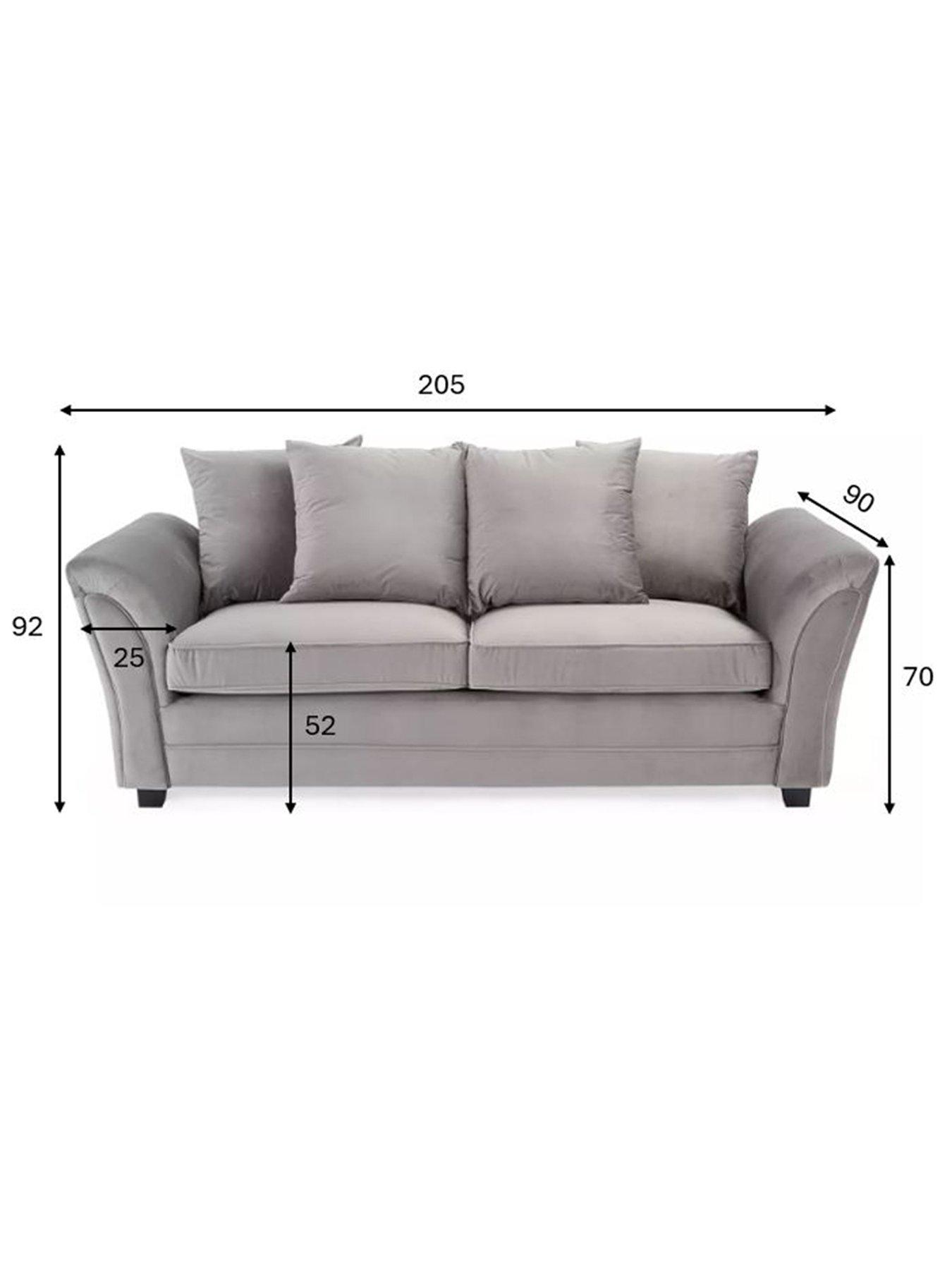 Image 6 of 7 of The Very Collection Leila Fabric&nbsp;3 Seater Sofa&nbsp;- FSC&reg; Certified