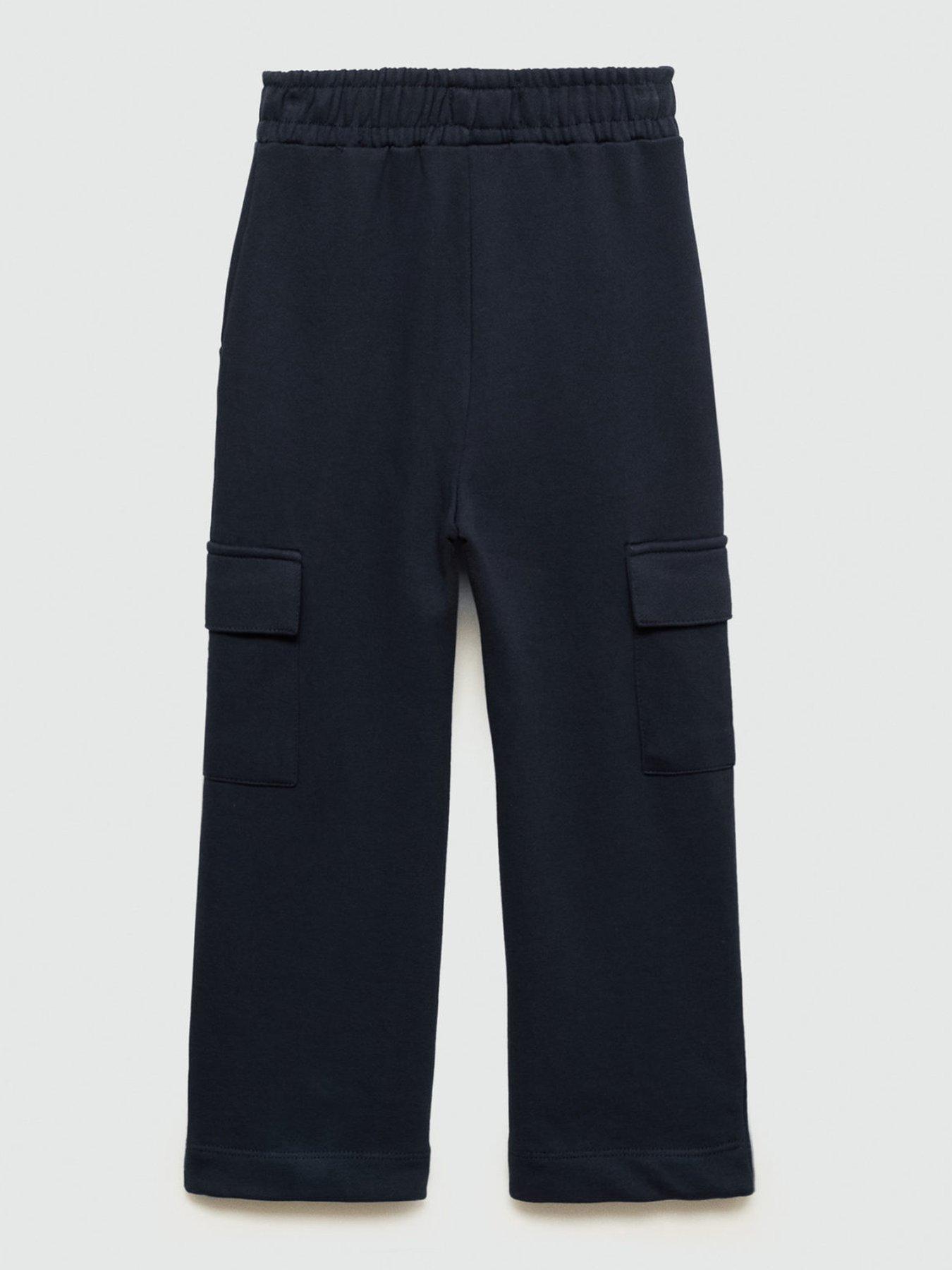 mango-girls-straight-cargo-joggers-navyback