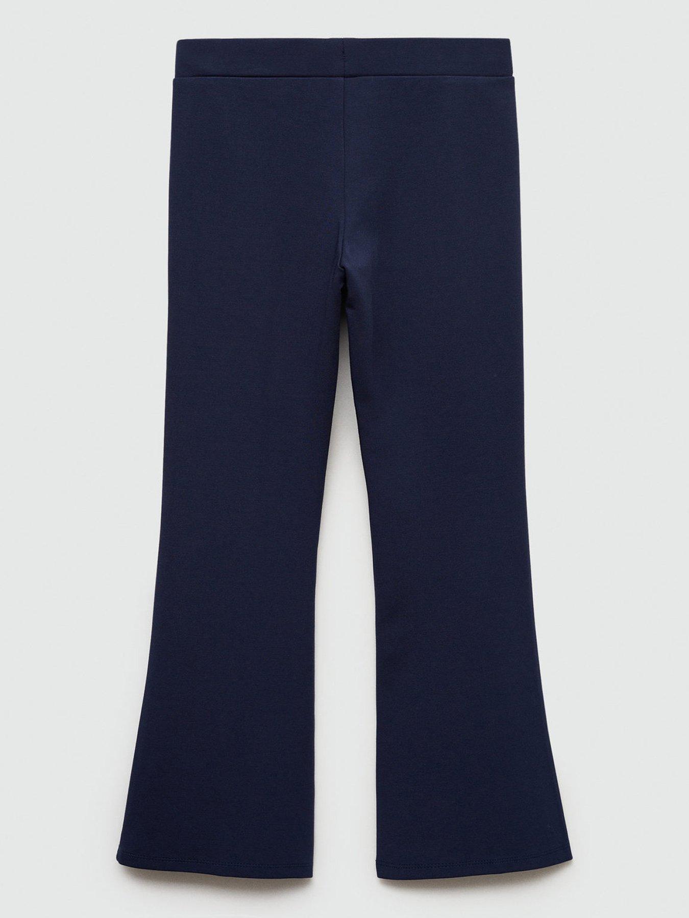 mango-girls-split-hem-flared-leggings-navyback