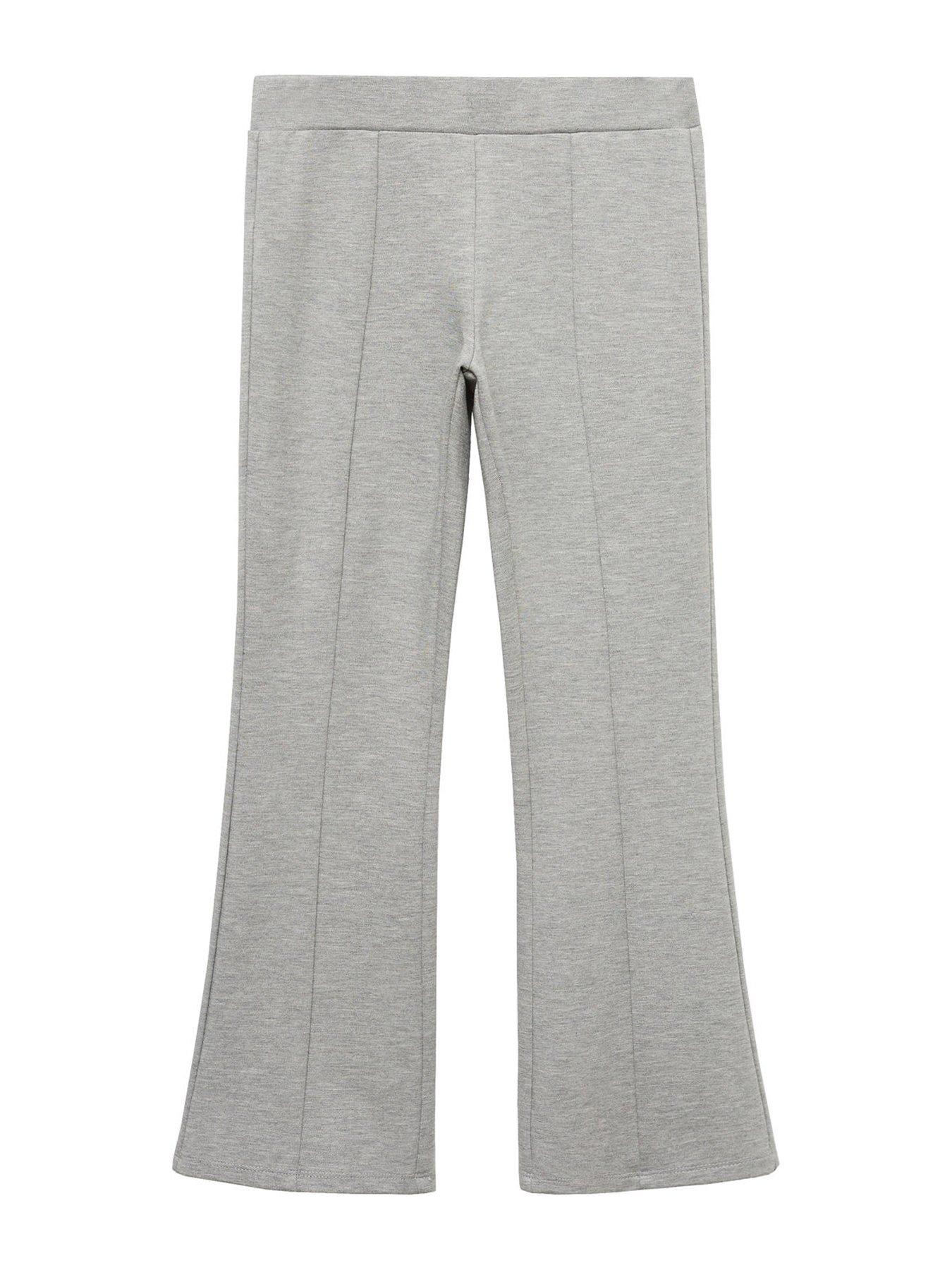 mango-girls-split-hem-flared-leggings-greystillFront