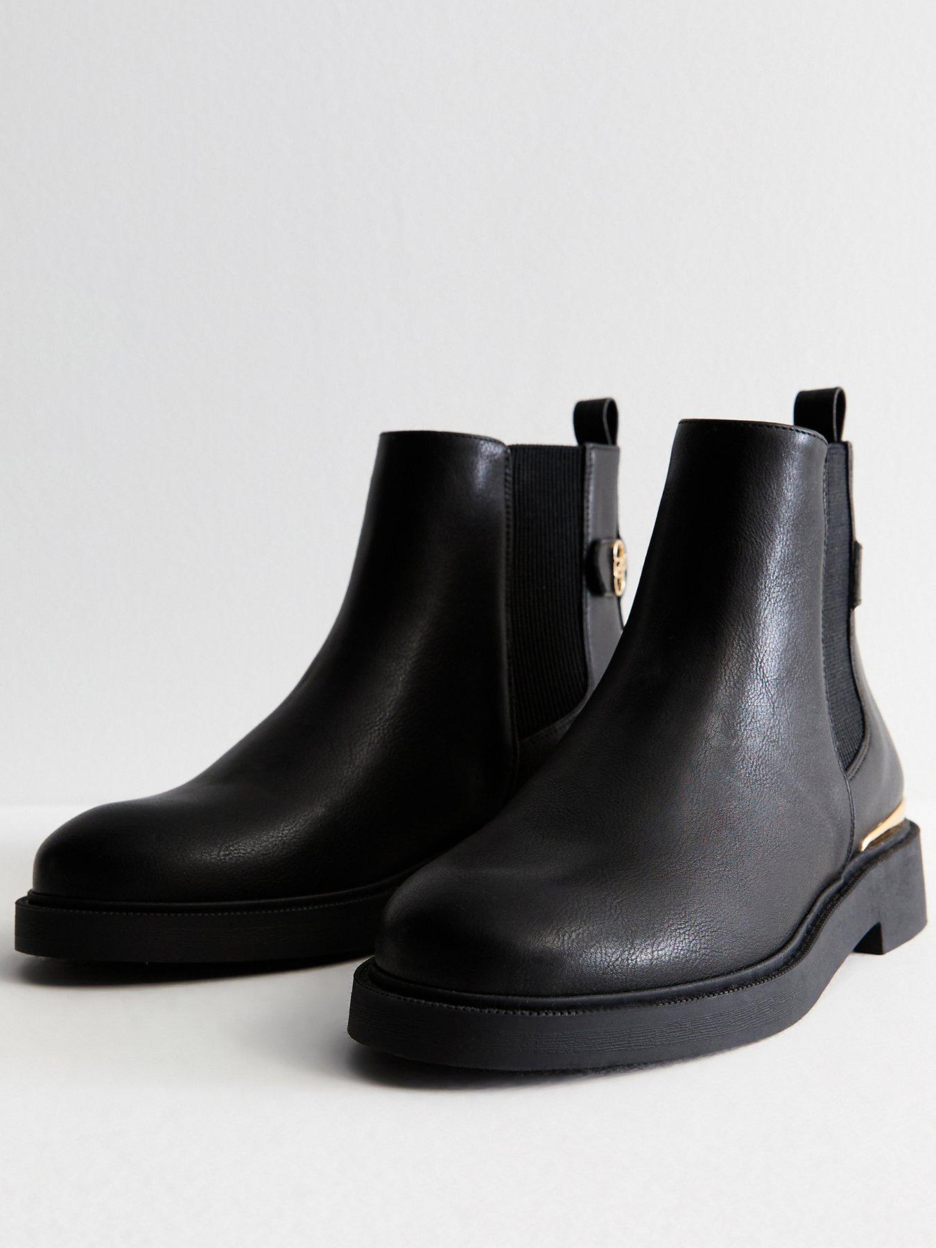 new-look-wide-fit-leather-look-metal-trim-chelsea-boots-blackstillFront