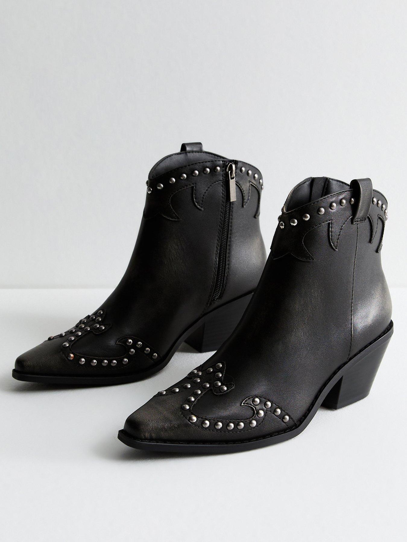 new-look-faux-leather-studded-cowboy-boots-blackstillFront