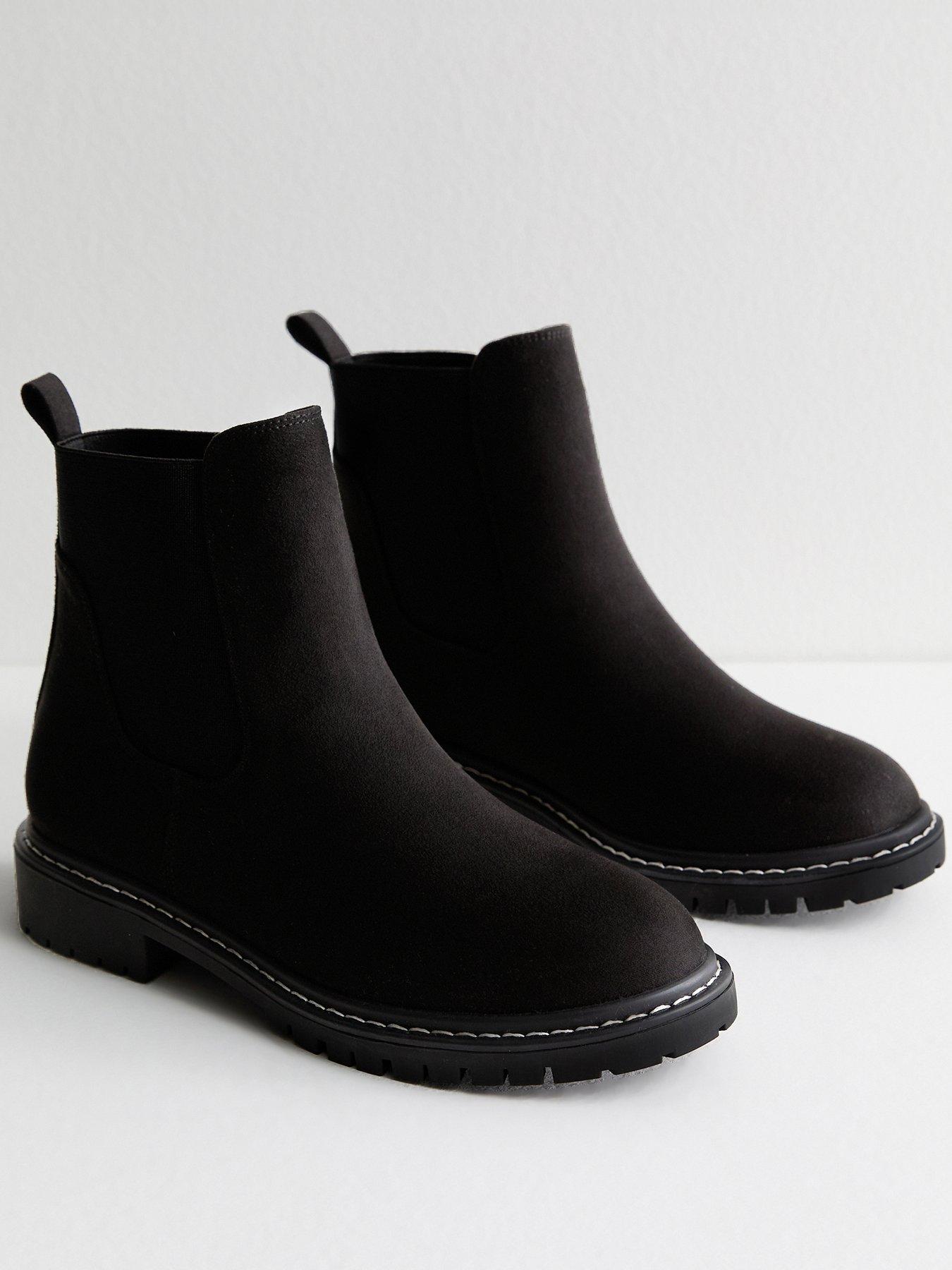 new-look-suede-effect-chunky-ankle-boots-blackstillFront