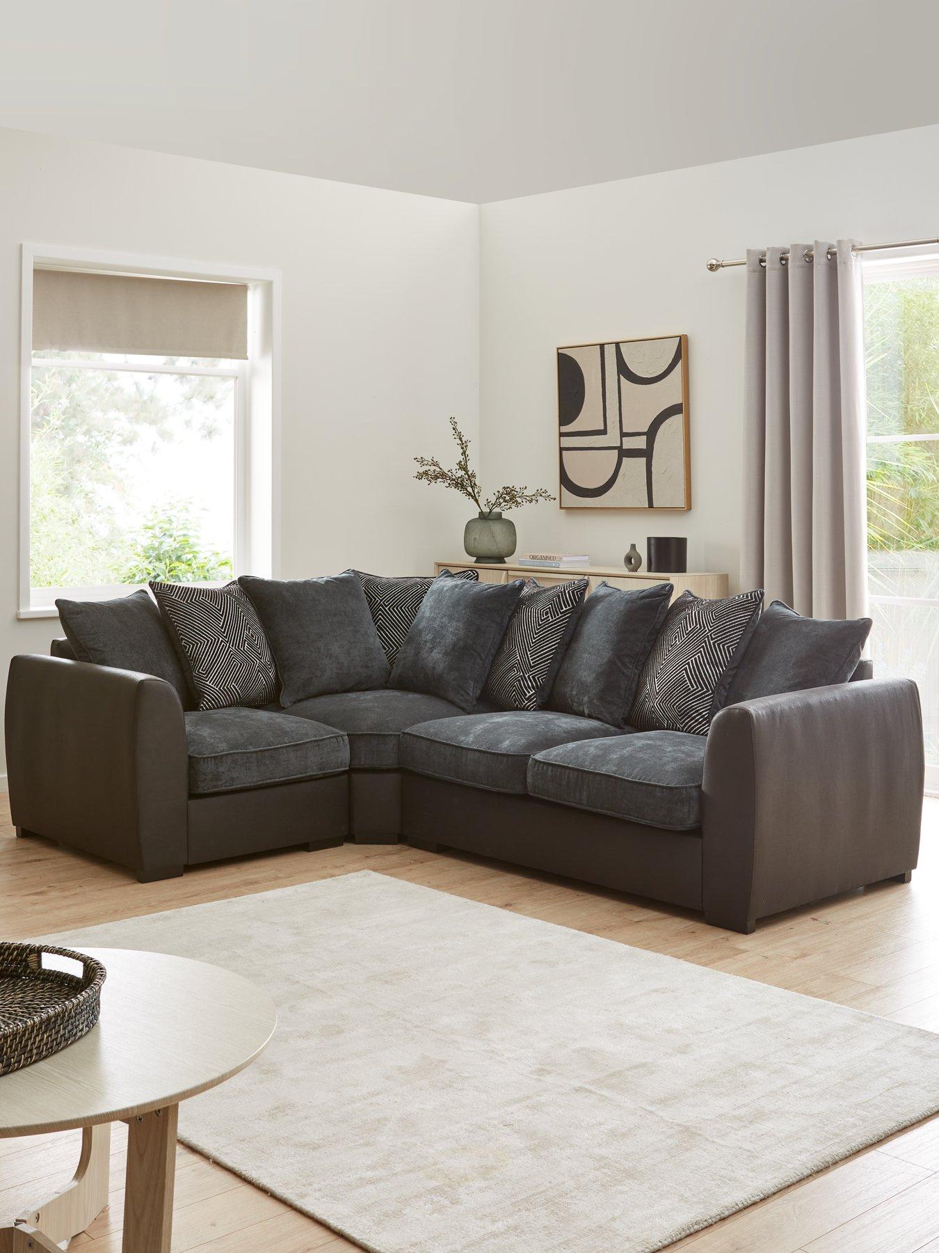 very-home-cabo-fabric-and-faux-leather-left-hand-double-arm-corner-group-sofanbsp--fsc-certified