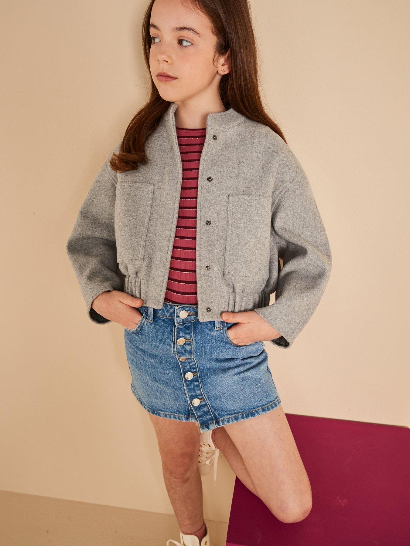 mango-girls-bomber-jacket-grey