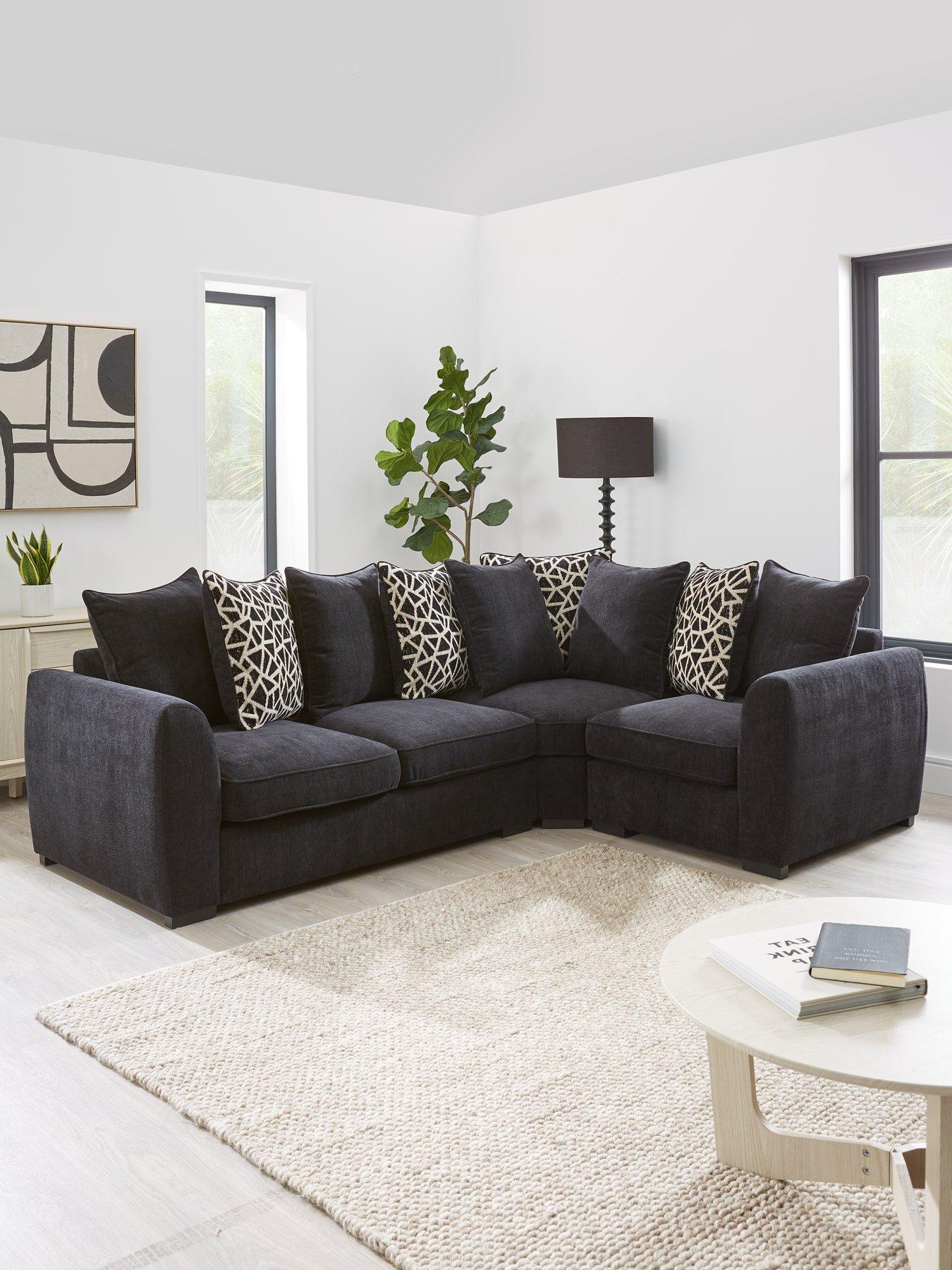 Very Home Payton Right Hand Corner Group/Chaise Sofa - FSC Certified