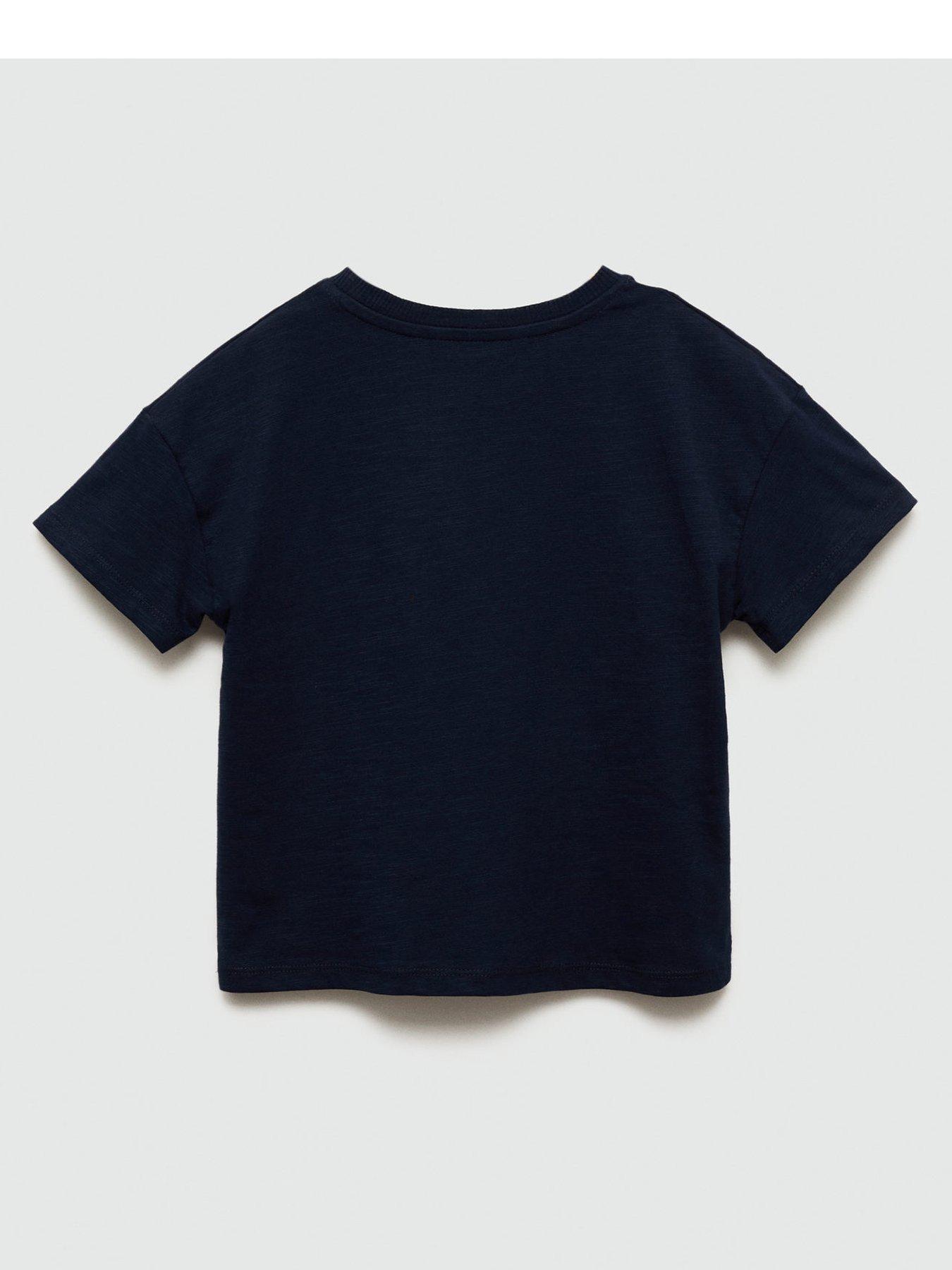 mango-girls-bon-soire-short-sleeve-t-shirt-navyback