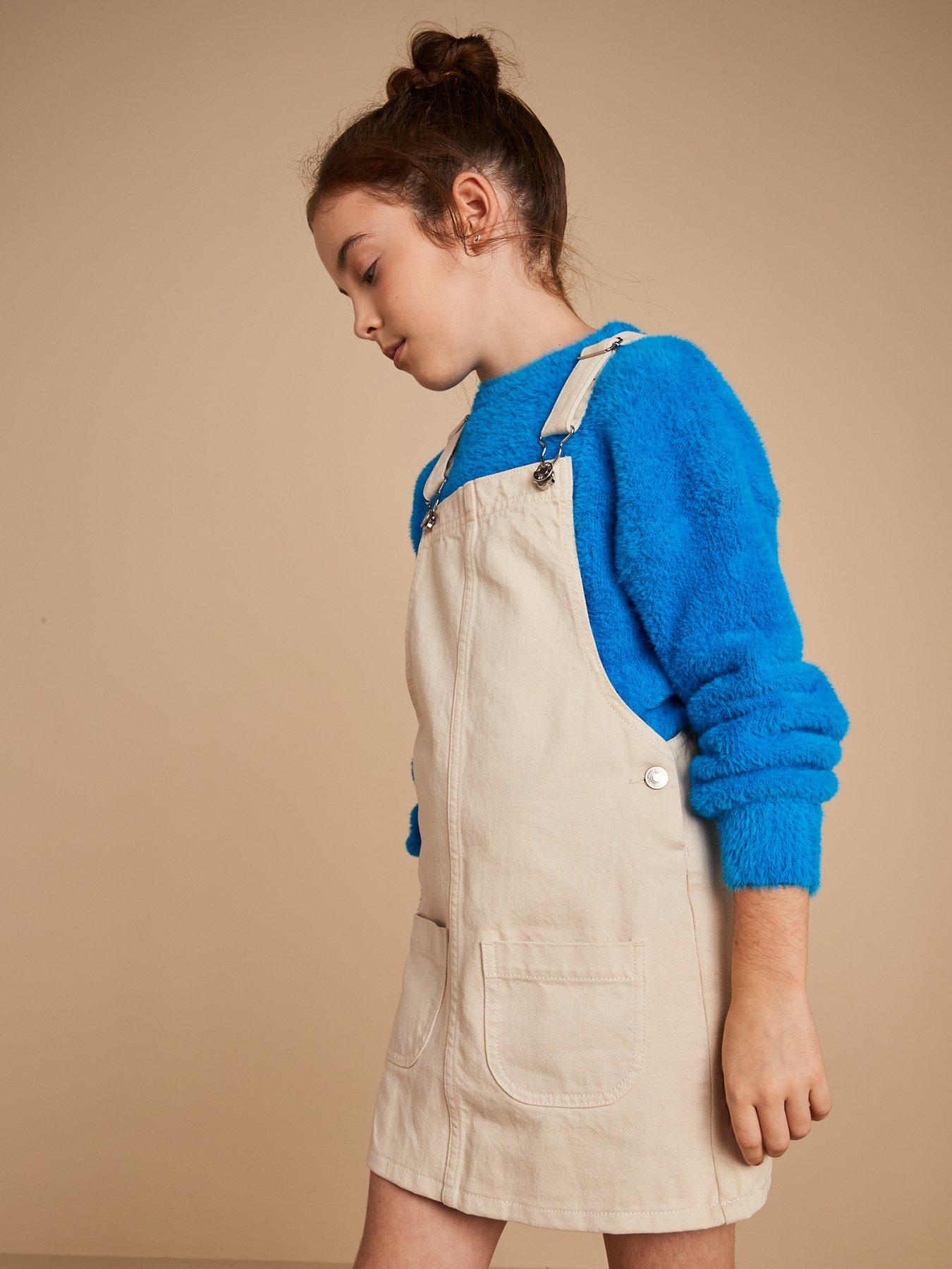 mango-girls-denim-dungaree-dress-creamoutfit