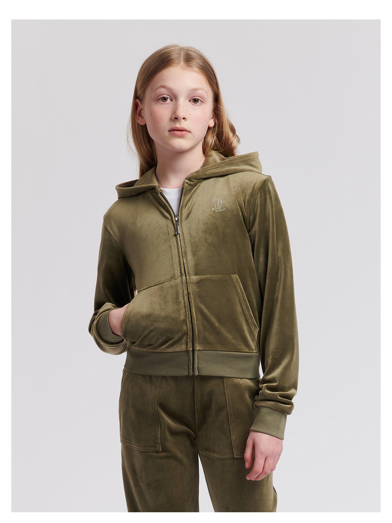 juicy-couture-girls-mini-diamante-velour-zip-through-hoodie-khaki