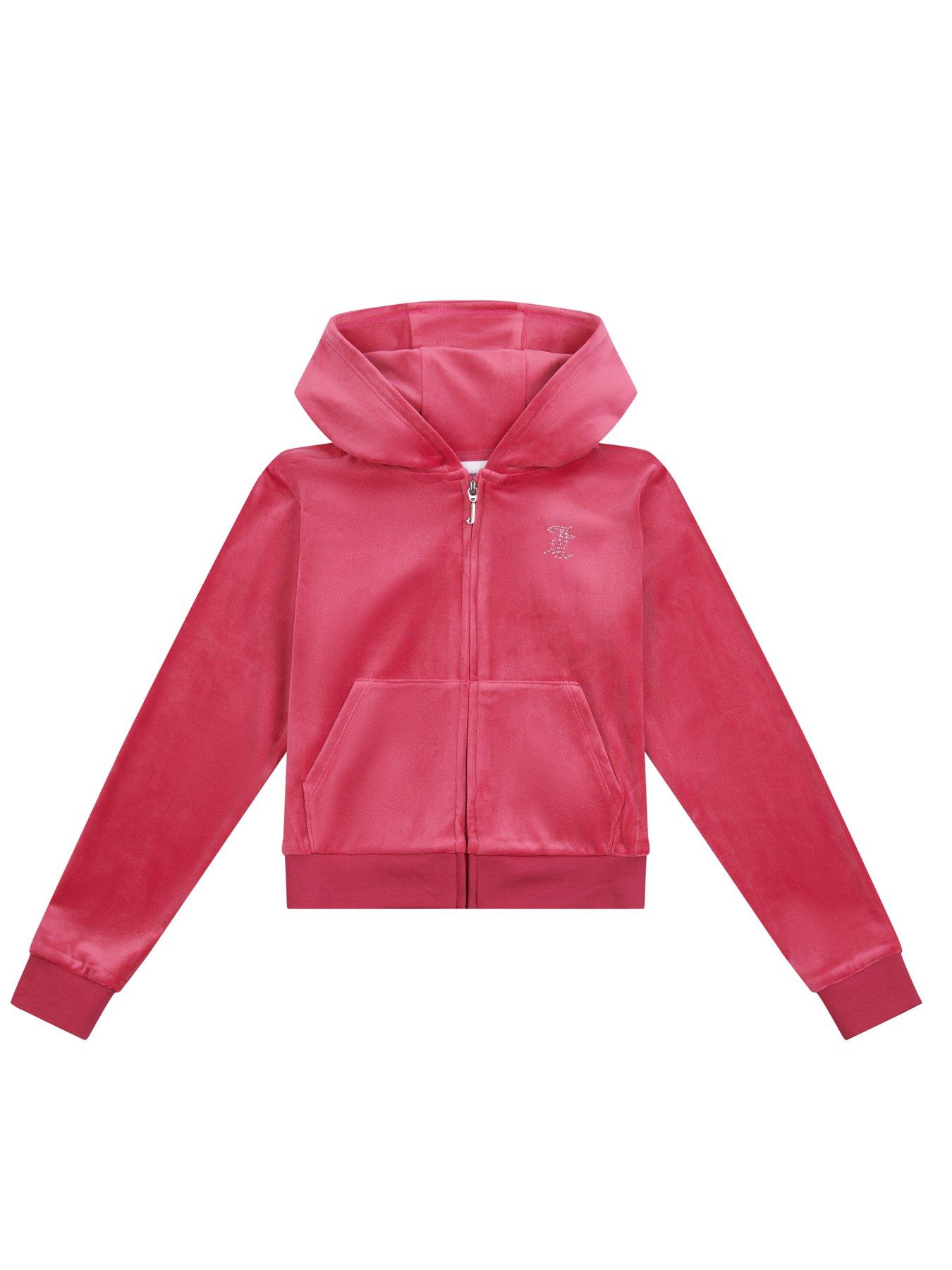 juicy-couture-girls-mini-diamante-velour-zip-through-hoodie-dark-pinkoutfit