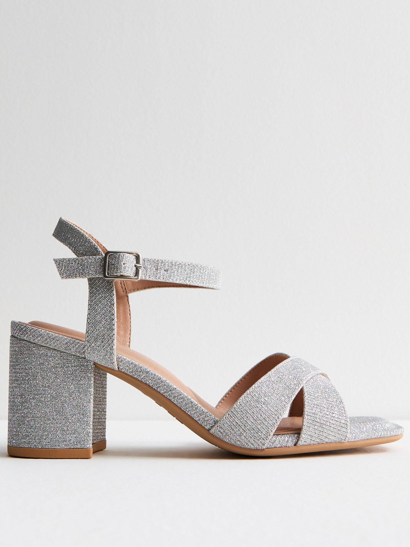 new-look-wide-fit-glitter-block-heel-sandals-silver