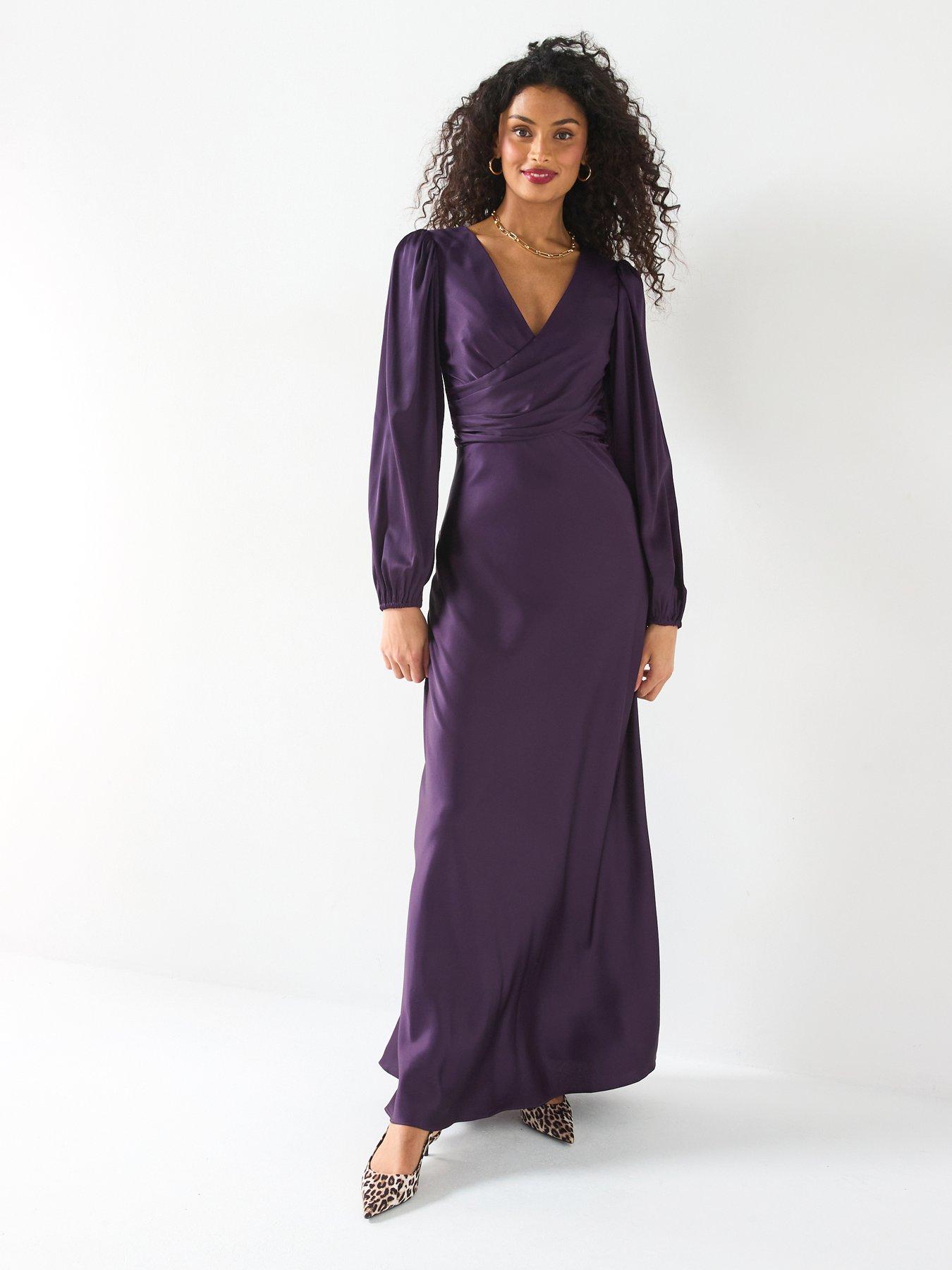 v-by-very-satin-wrap-column-midaxi-dress-purple