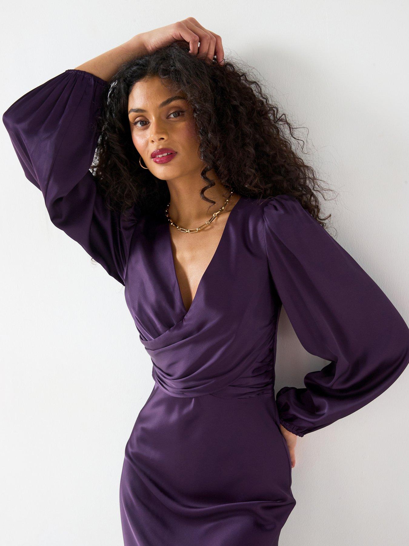 v-by-very-satin-wrap-column-midaxi-dress-purpleoutfit