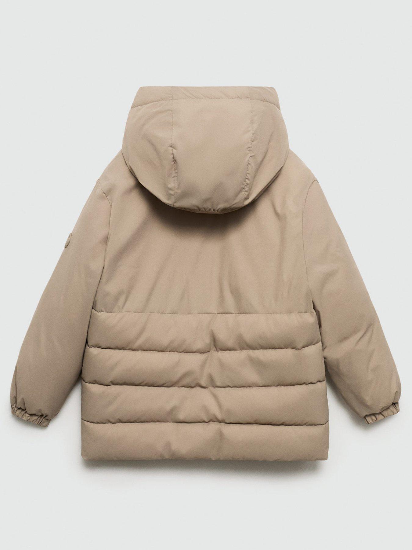 Image 2 of 4 of Mango Boys Padded Coat - Beige