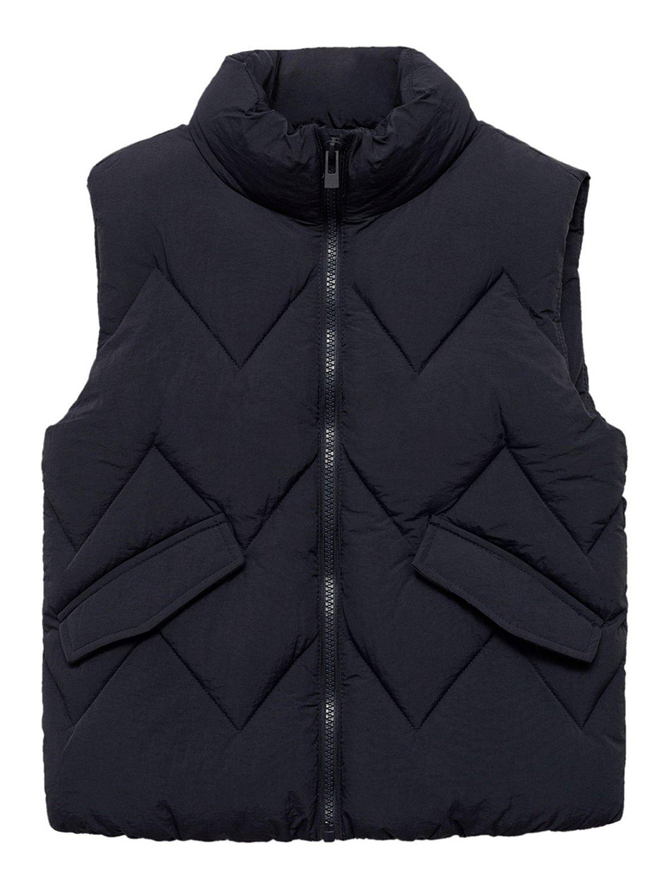 mango-girls-gilet-navy